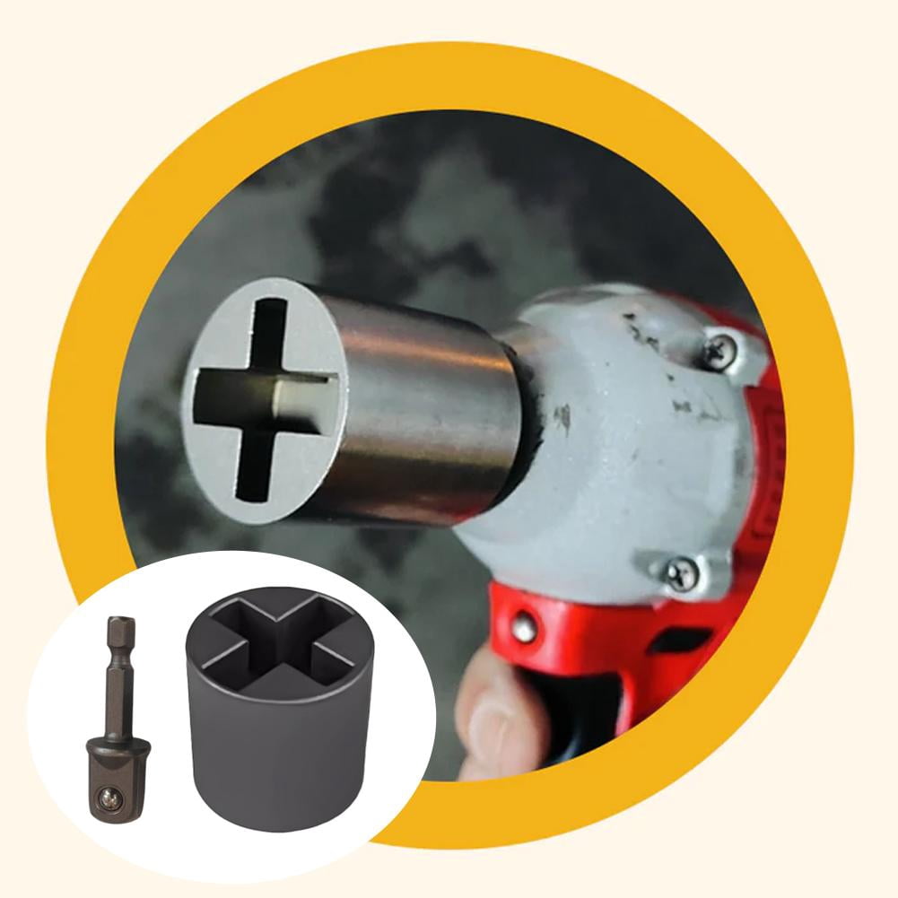 QHUDLV Scissor Jack Drill Adapter, Universal Socket for Hand Drill, Heavy-Duty Trailer and Camper Jack Accessory (1 Pack) gqbvj