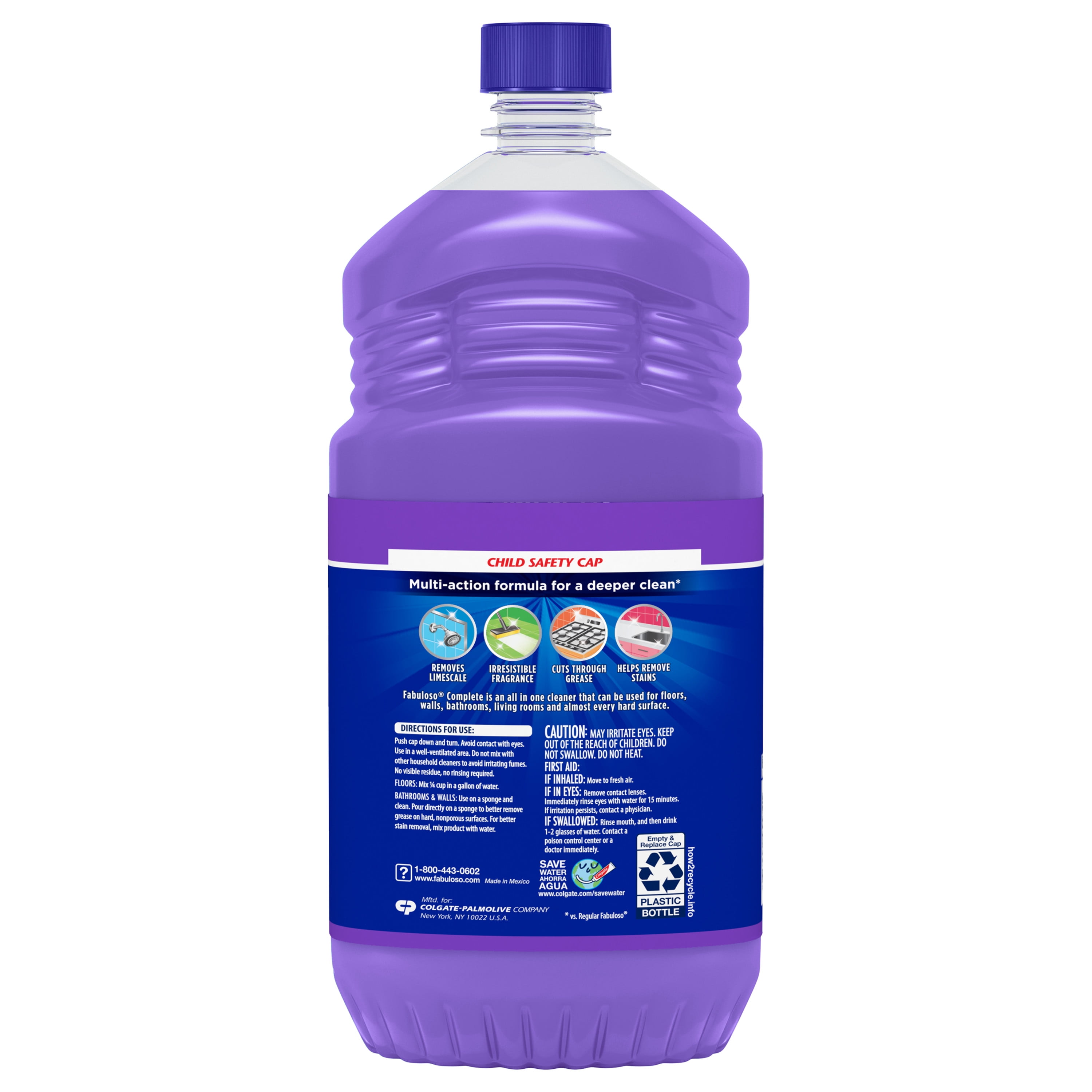 Fabuloso Complete All-Purpose Cleaner, Floral Burst, Multi-Surface Formula (48 fl oz) ebdfn - Image 2