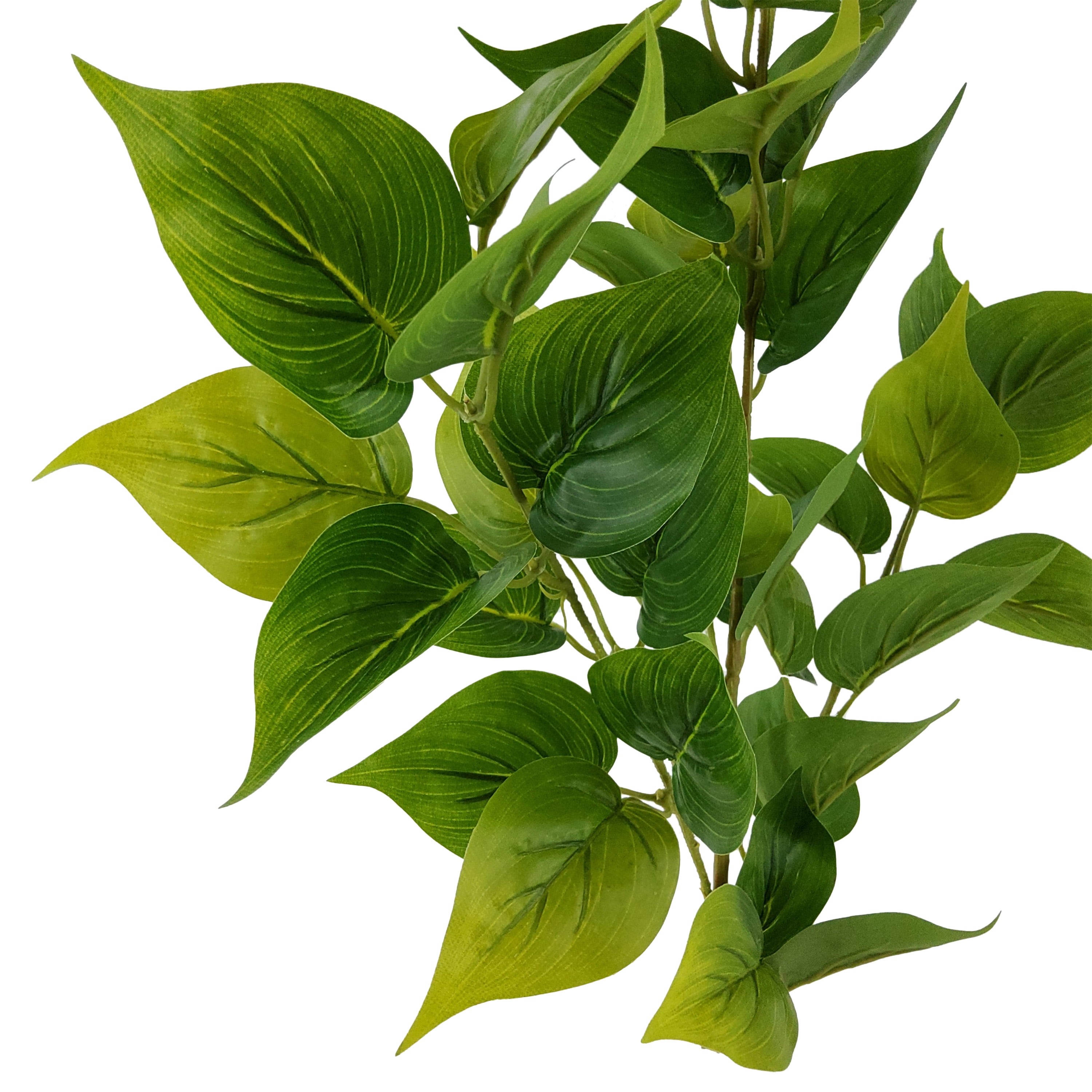 Mainstays Artificial Pothos Greenery Stem for Floral Arrangements and Home Decor (Green, 31 in) lhjzk