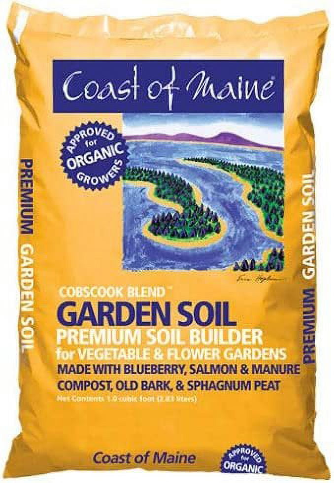 Coast of Maine Cobscook Blend Garden Soil (Organic, 1 cu ft) qfqyq