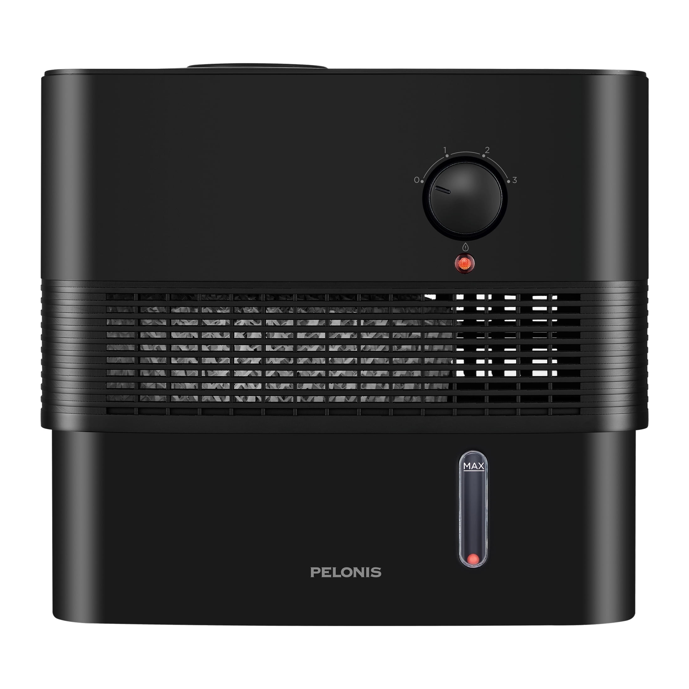 Pelonis Cool Mist Humidifier with Essential Oil Diffuser (Black, 1 Gallon) fidgo