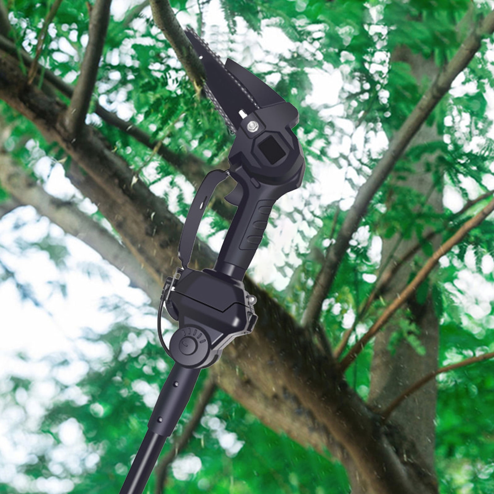 Birinta Cordless Pole Saw and Mini Chainsaw Set, Electric Tree Trimmer with Retractable Extension Pole (Black, 1 Set) bfaz8 - Image 8
