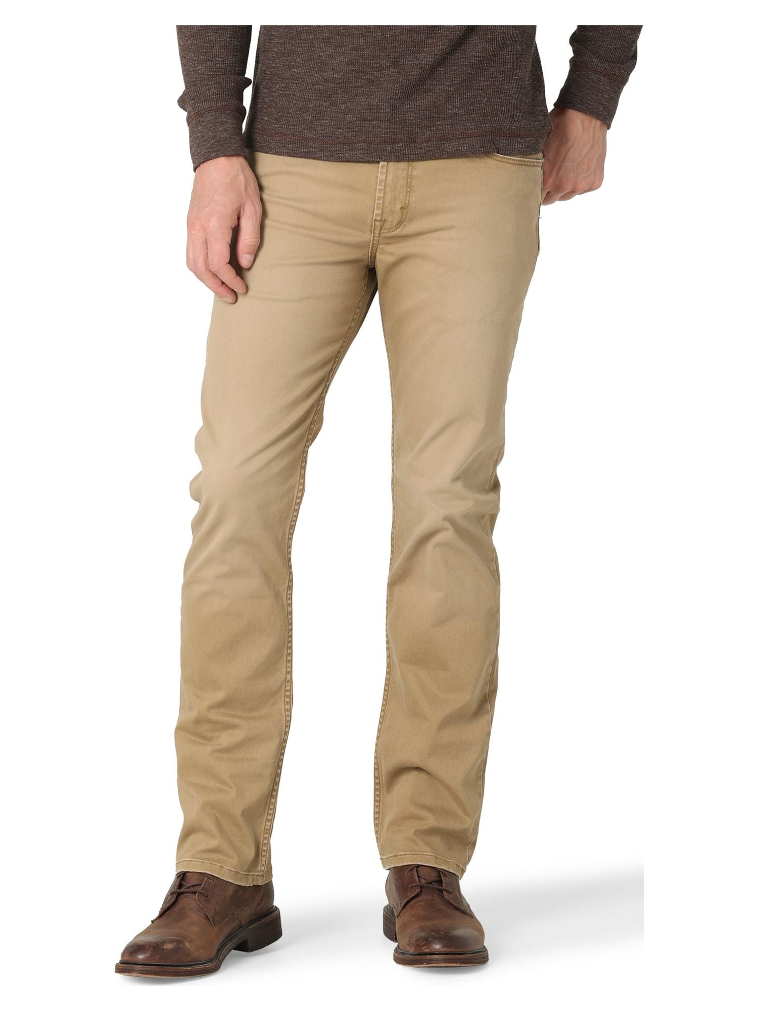 Wrangler Men's Slim Straight Fit Jean with Stretch (Brown, 32x30) 0pjie