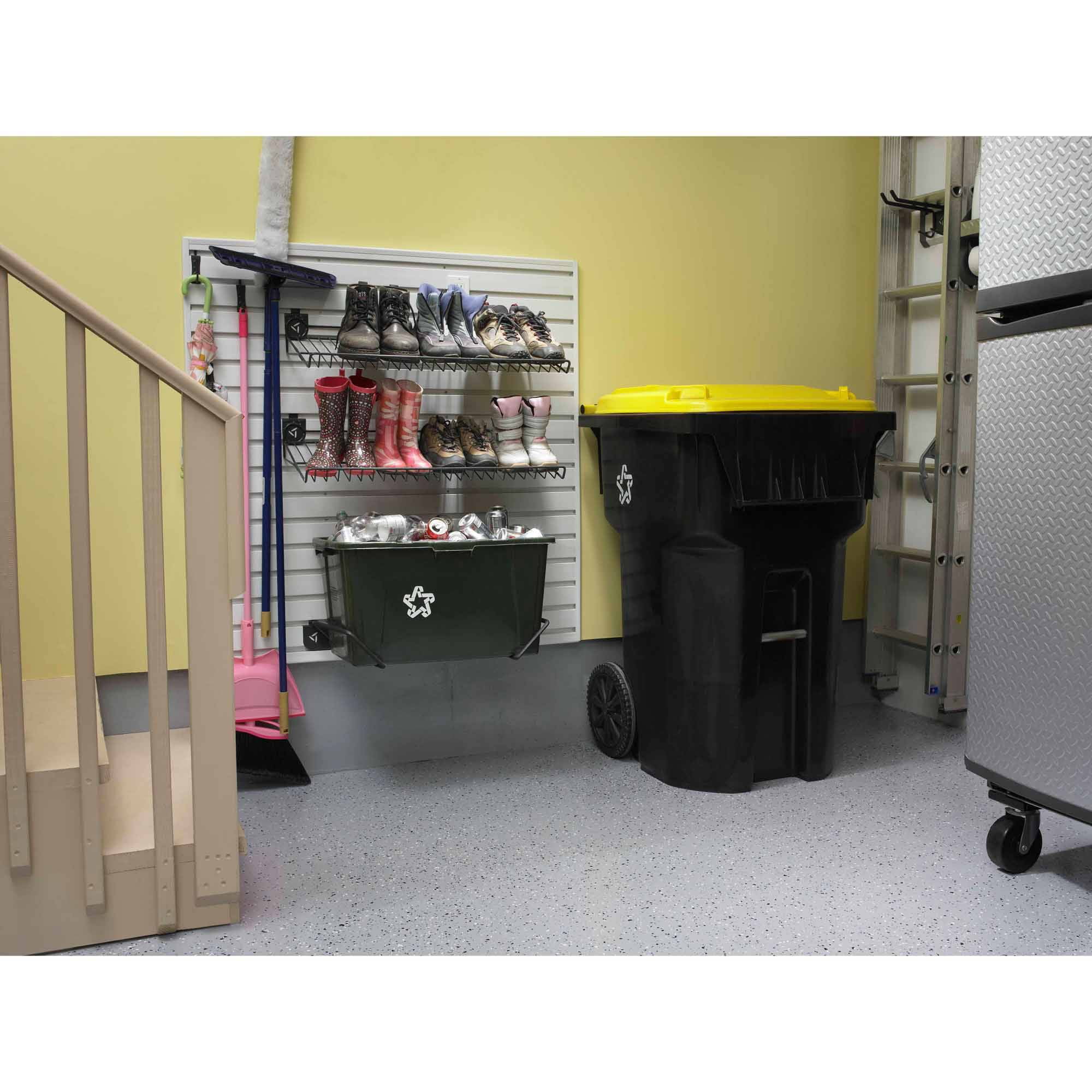 Gladiator Gearwall Panels Heavy-Duty Garage Wall Storage System (Grey, 4 ft, 2-Pack) 123t6