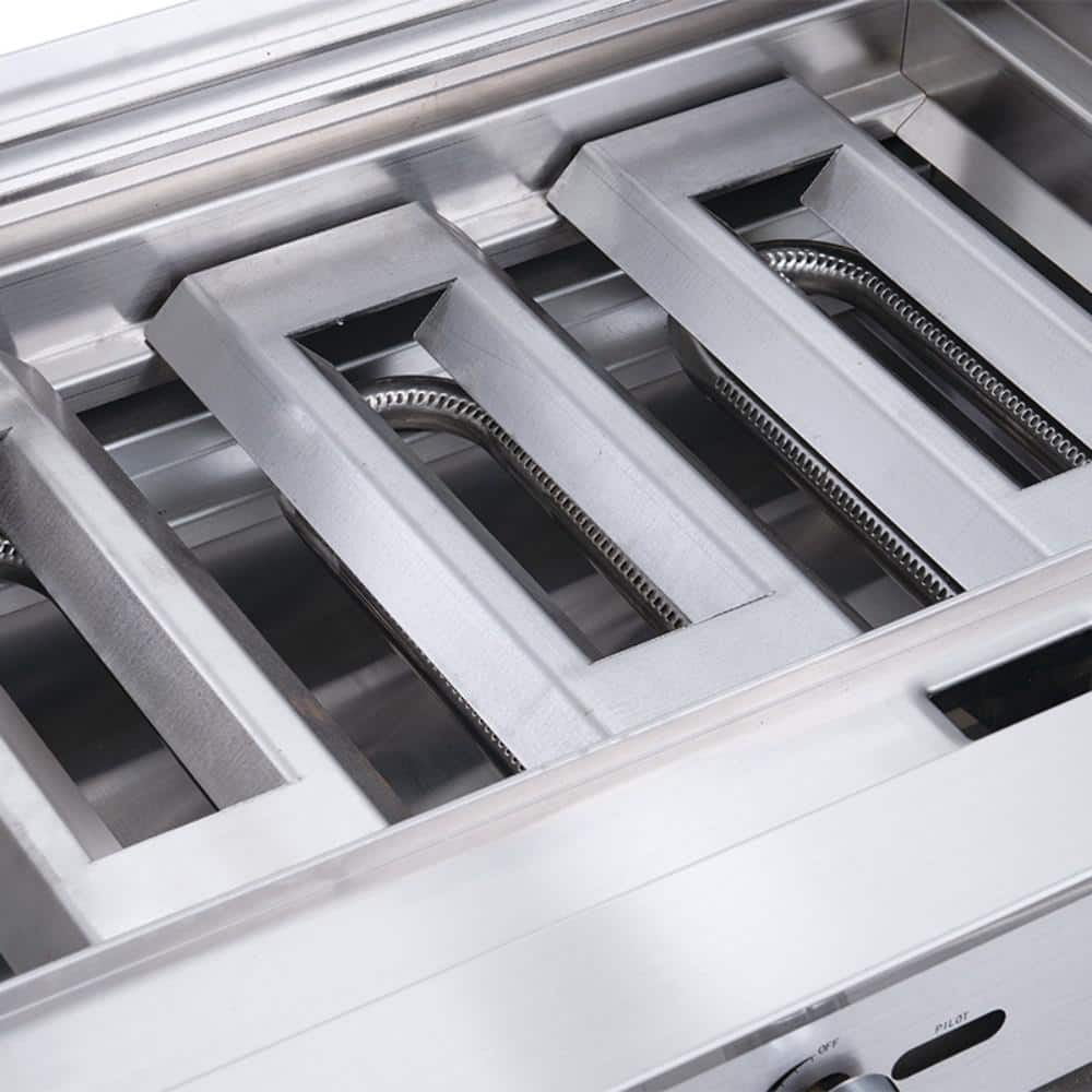 Elite Kitchen Supply Heavy-Duty Countertop Radiant Charbroiler, Stainless Steel (24 in) s9sny