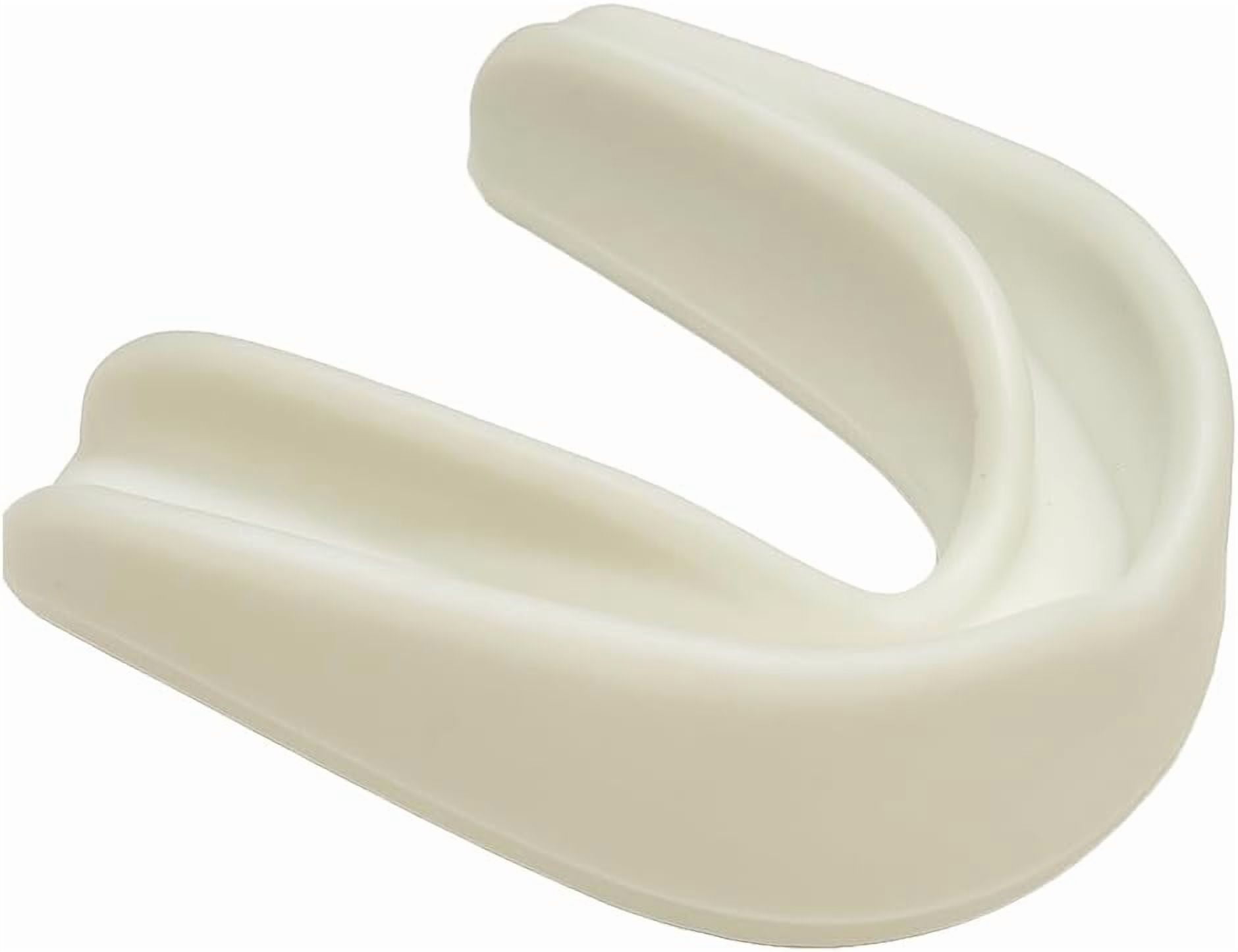 Amber Sports Boil and Bite Mouth Guard, Protective MMA Mouthpiece for Boxing and Contact Sports (White, 1 Pack) 7cg6u
