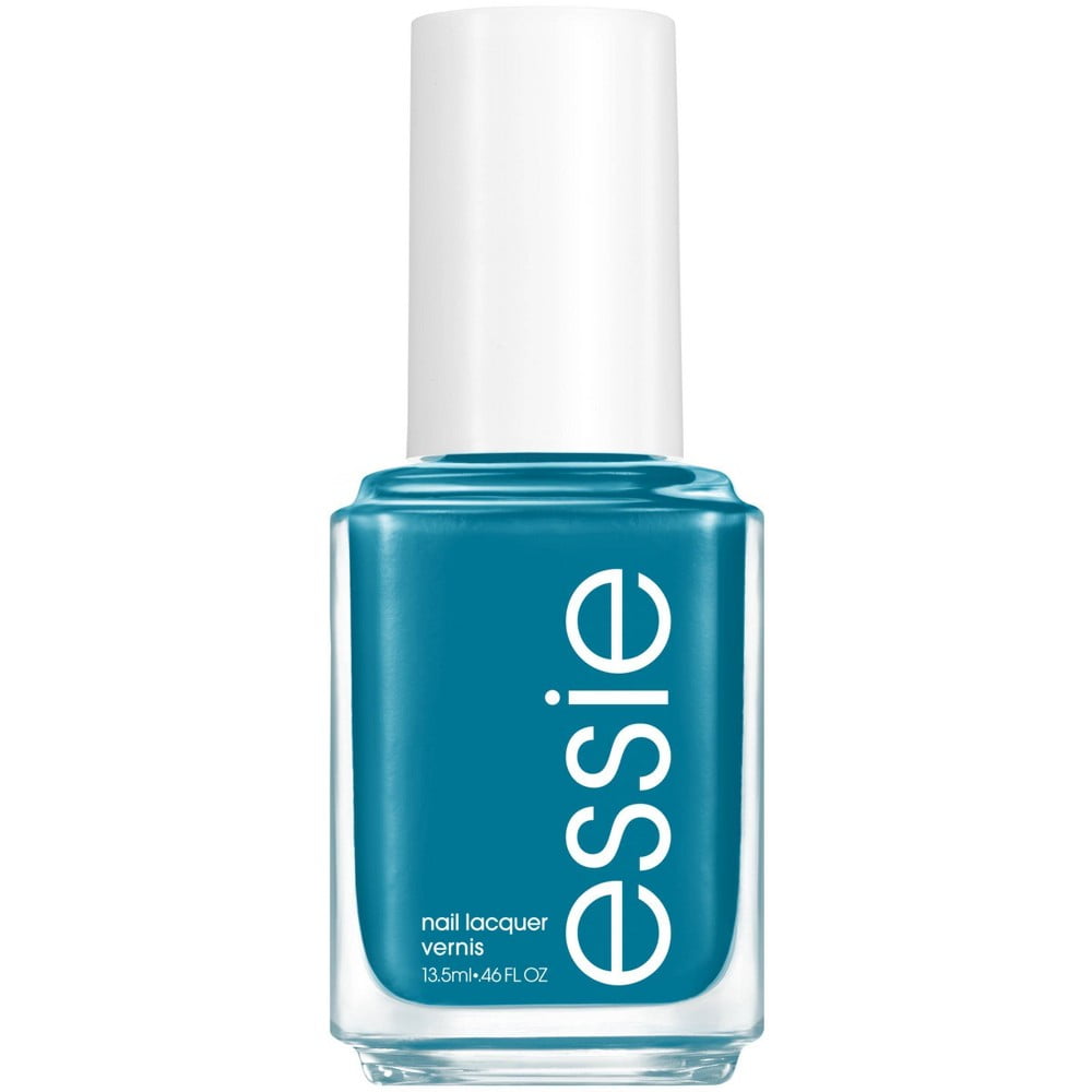 Essie Nail Polish, Revenge's A Beach, Long-lasting Glossy Finish (Deep Teal, 0.46 fl oz) 9wkfw