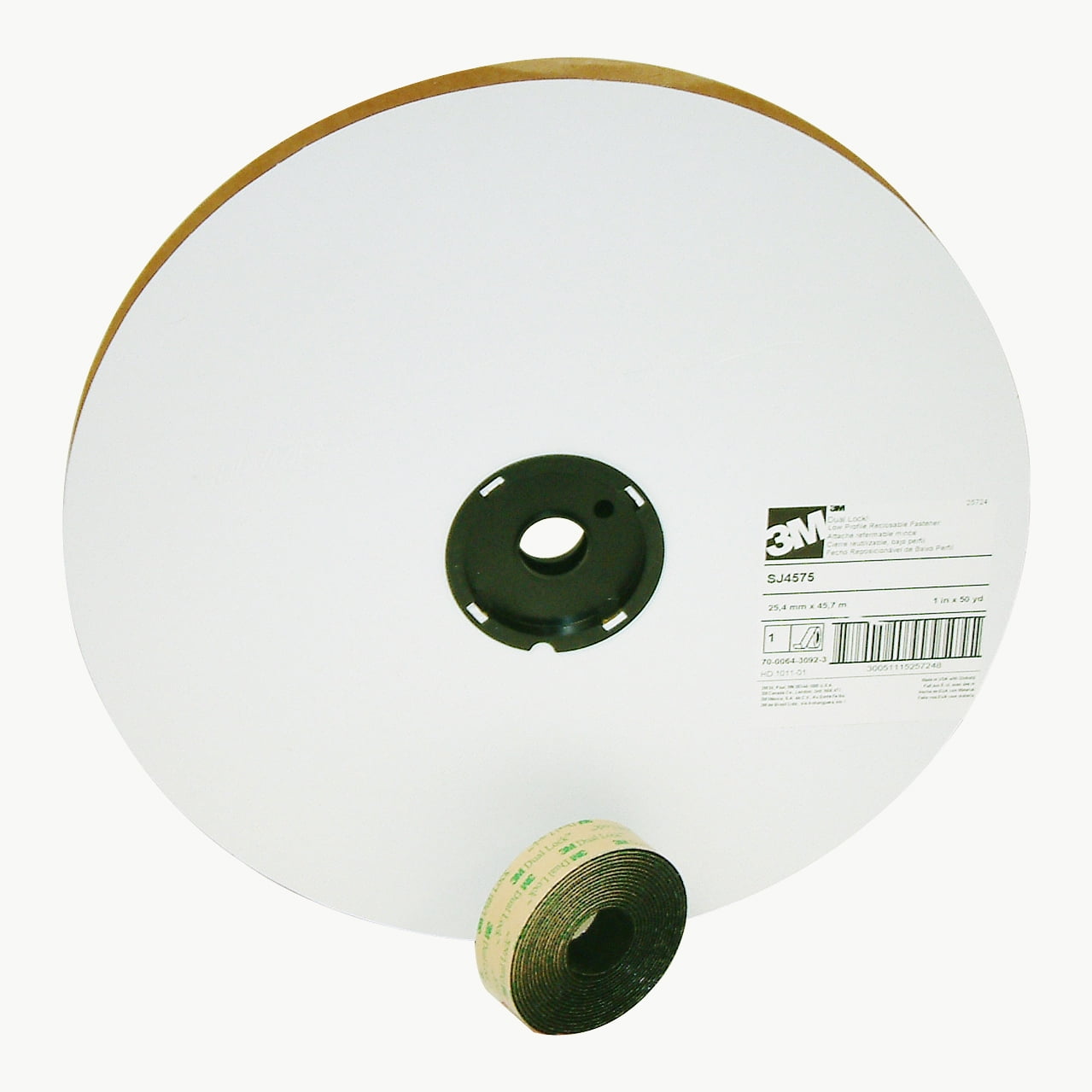 3M Dual Lock Low Profile Reclosable Fastener SJ4575, Heavy-Duty Adhesive Strip (Black, 2 in. x 10 ft.) jkcme