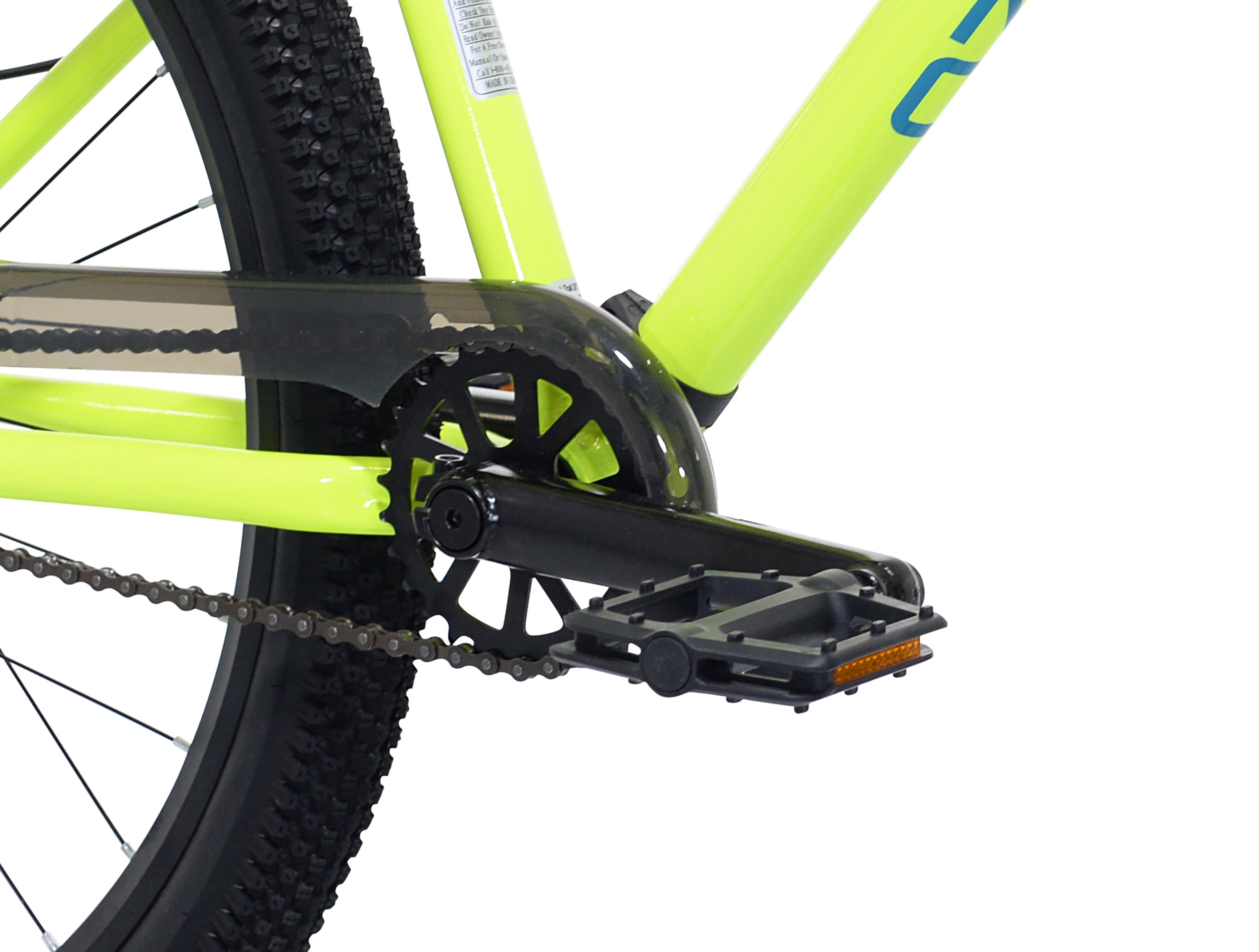 Ozark Trail DJ.1 Airtime Dirt Jump Bike, Lightweight Alloy Frame, Single Speed, 26 in Wheels (Yellow, 13.25 in Frame) l9dl0