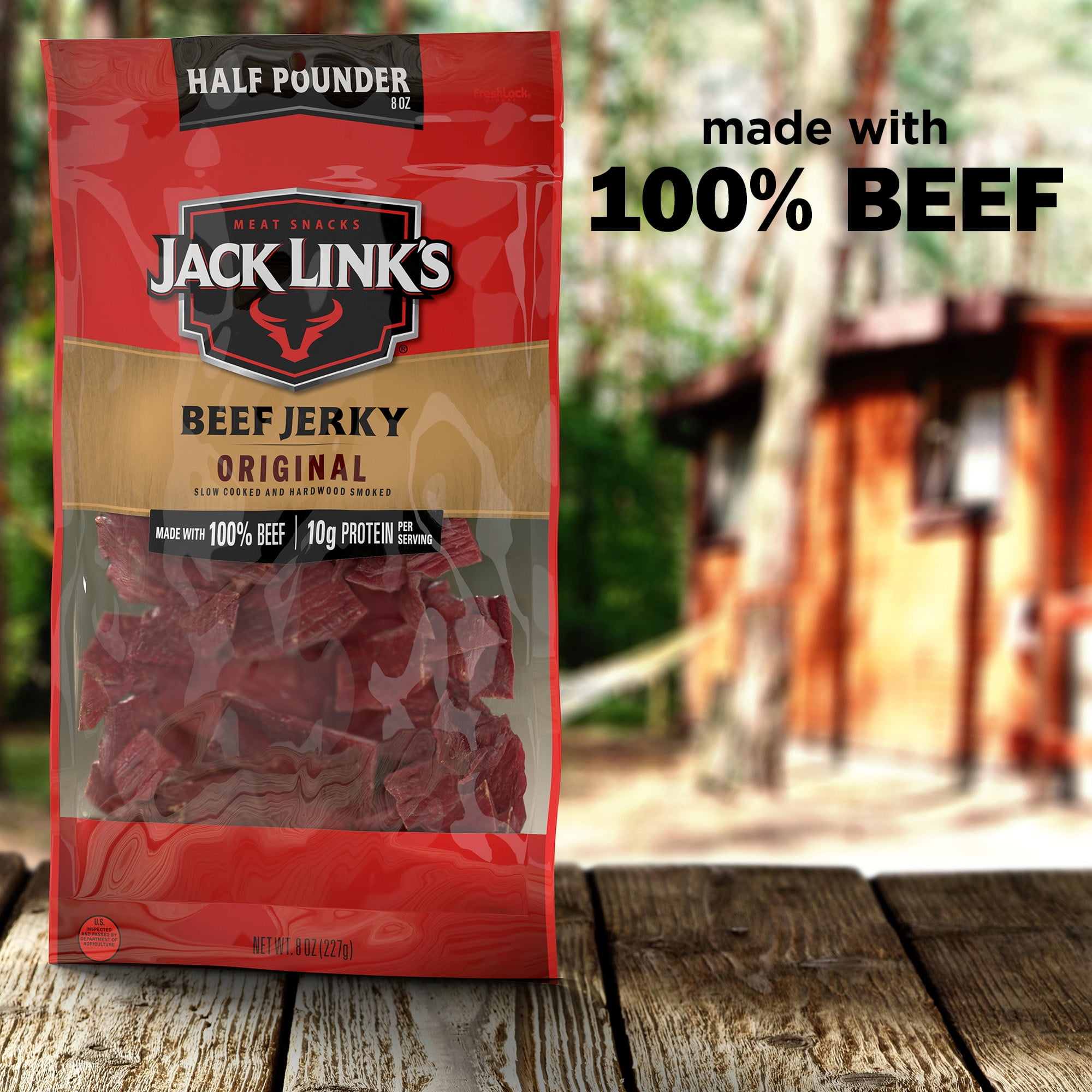 Jack Link’s Original Beef Jerky, High Protein Savory Snack (10 oz) ty74f