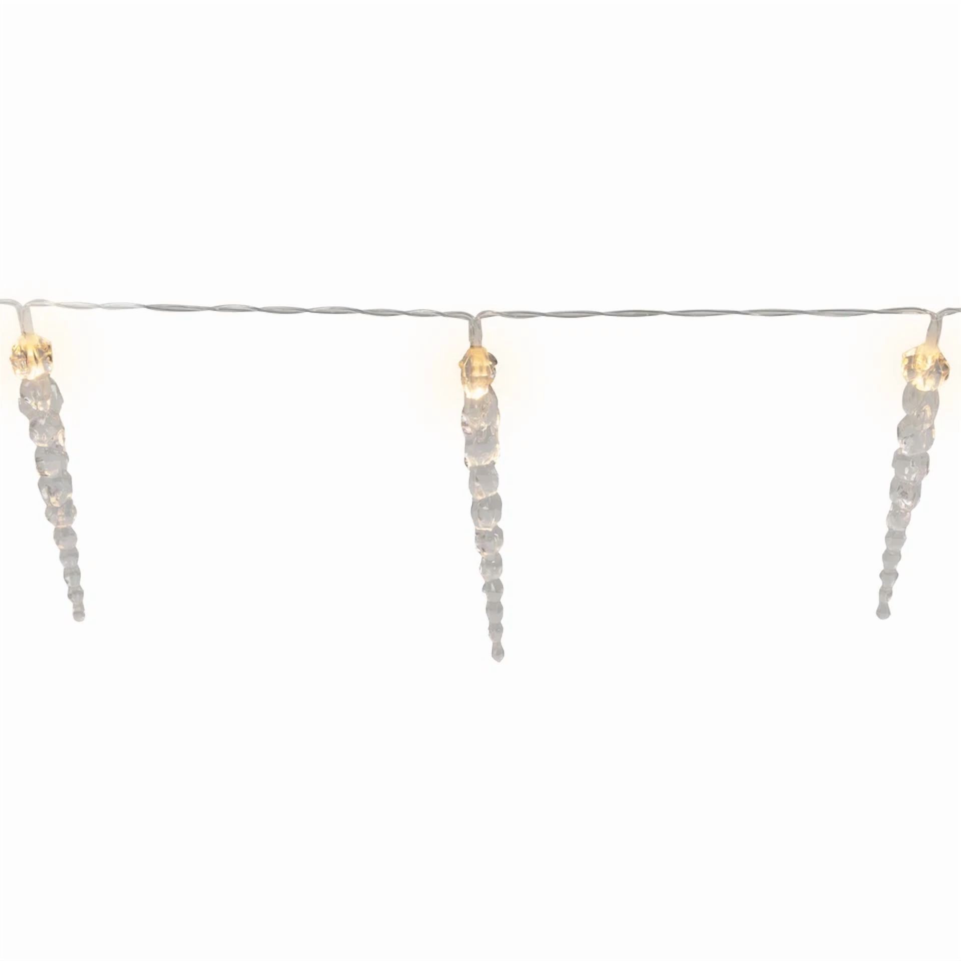 KLYNE Icicle String Christmas Lights (Warm White, 4.5 ft) u0po2