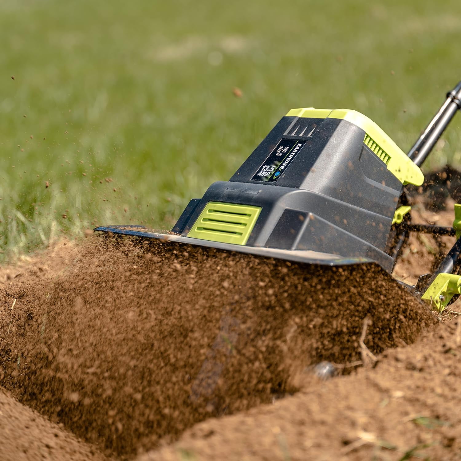 Earthwise 13.5-Amp 16-Inch Electric Garden Tiller Cultivator (Black, 16 in) 42h5r