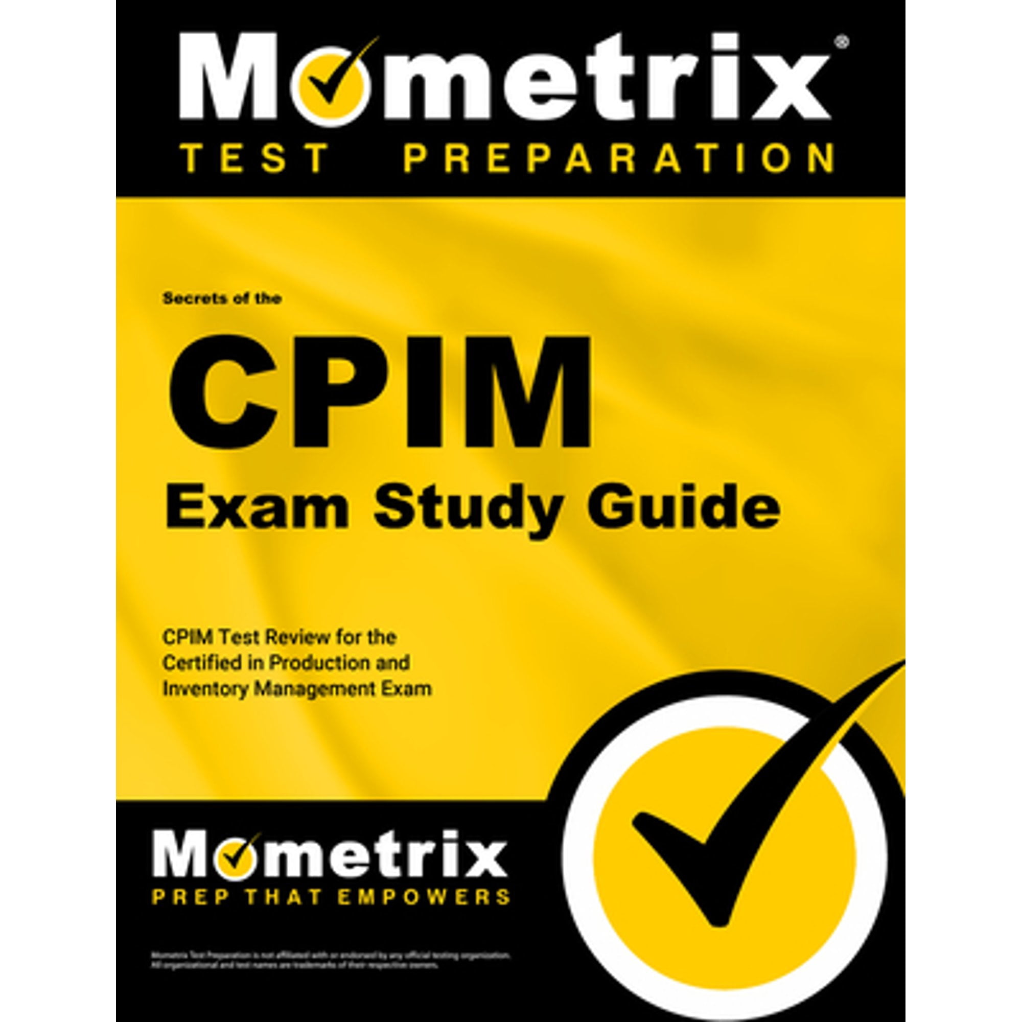 Mometrix Media LLC CPIM Exam Secrets Study Guide Parts 1-3 (Pre-Owned, 476 Pages) 4oo31