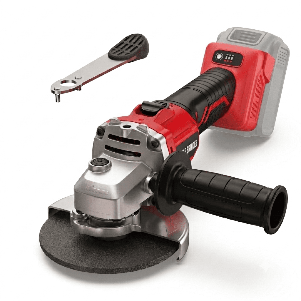 Generic Brushless Cordless Angle Grinder, 18V Power Tool for M18 Li-Ion Batteries, 8500RPM Grinding and Cutting Tool (4.5 in) cdo8o