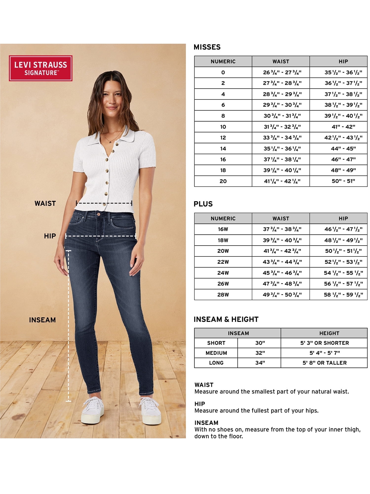 Levi Strauss Signature Women's Mid Rise Capri Jeans (Blue, 22.5 in Inseam) v7vaf