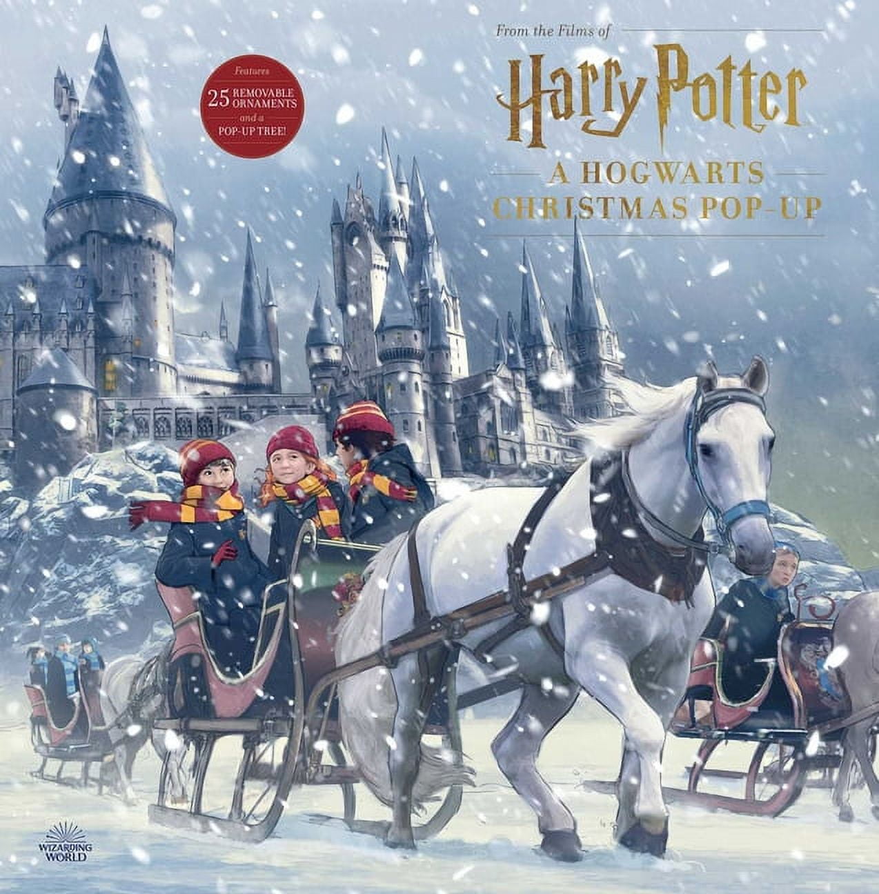 Insight Editions Harry Potter A Hogwarts Christmas Pop-Up Advent Calendar (Hardcover) oj8sa