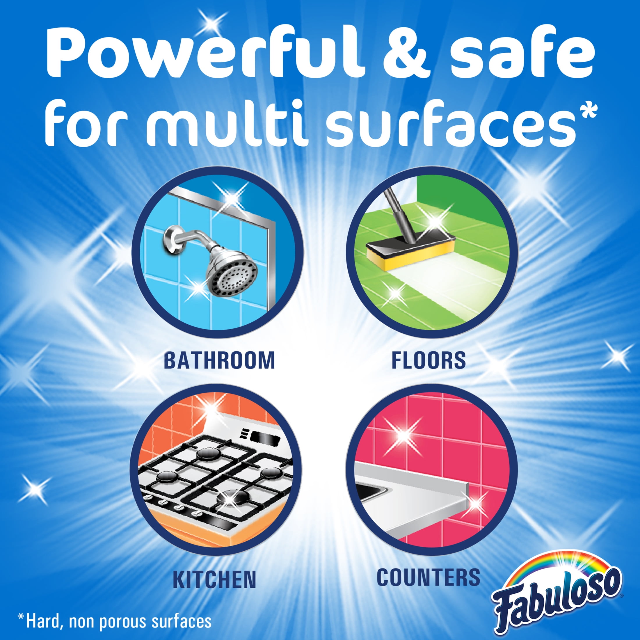 Fabuloso Multi-Surface All-Purpose Cleaner, Passion of Fruits Scent (28 fl oz) mbc1p