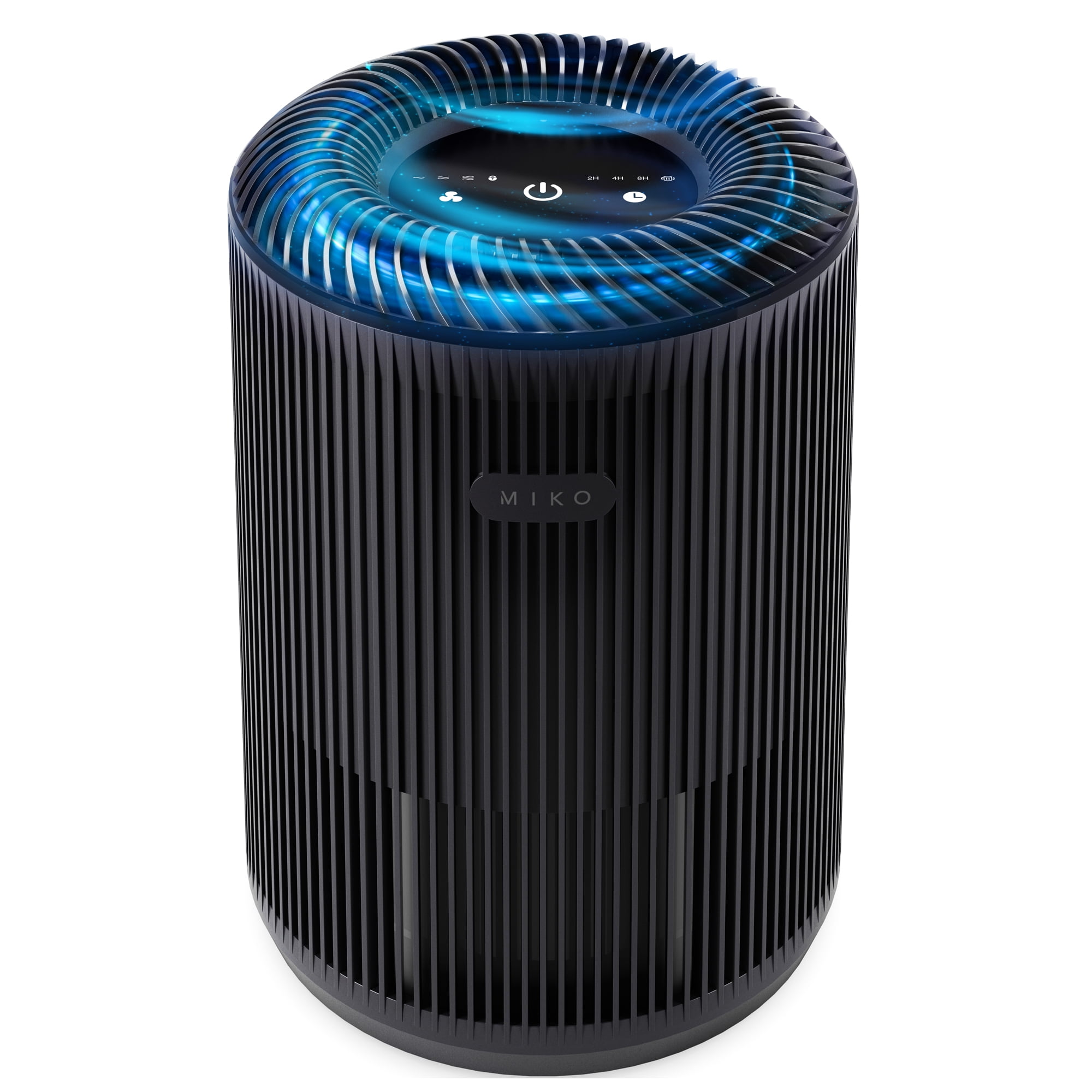Miko Essence Air Purifier with H13 True HEPA Filter and Activated Carbon for Large Rooms (Black, 1000 sq ft) j2av5