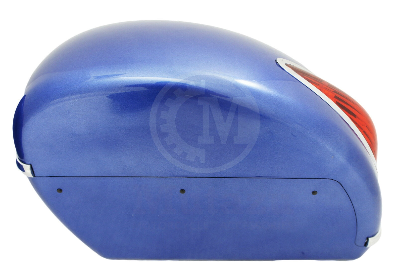 Mutazu MU Universal Motorcycle Hard Saddlebags (Cobalt Blue, Standard Size) 4kebl - Image 6