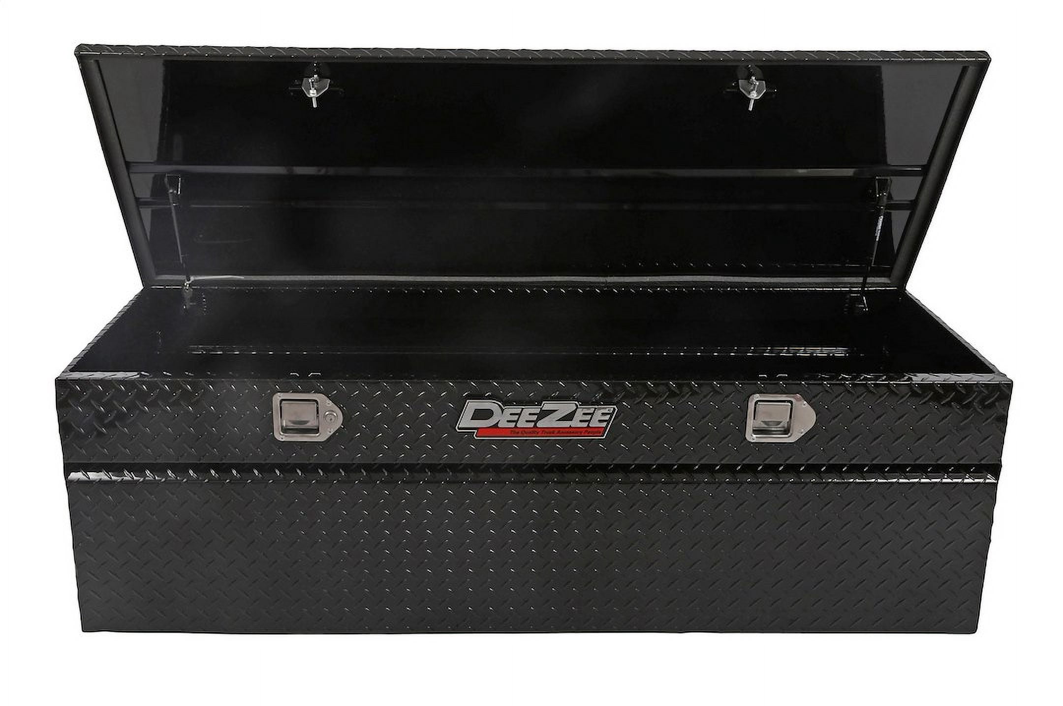Dee Zee Red Label Utility Chest Heavy-Duty Aluminum Storage Box (Black, 14.9 cu. ft.) 3spgx