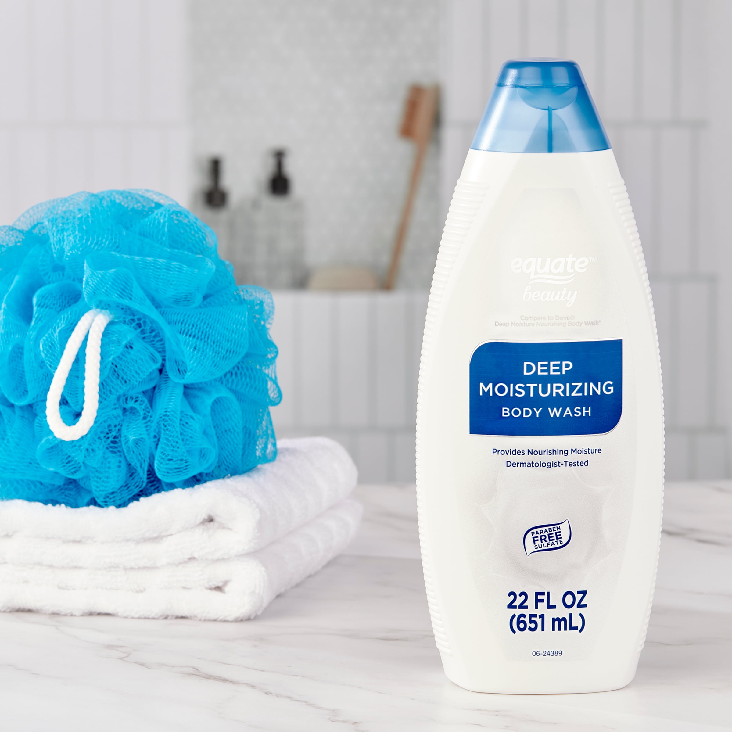 Equate Beauty Deep Moisturizing Body Wash, Nourishing Skin Cleanser (2 Pack, 22 fl oz each) qi4ey