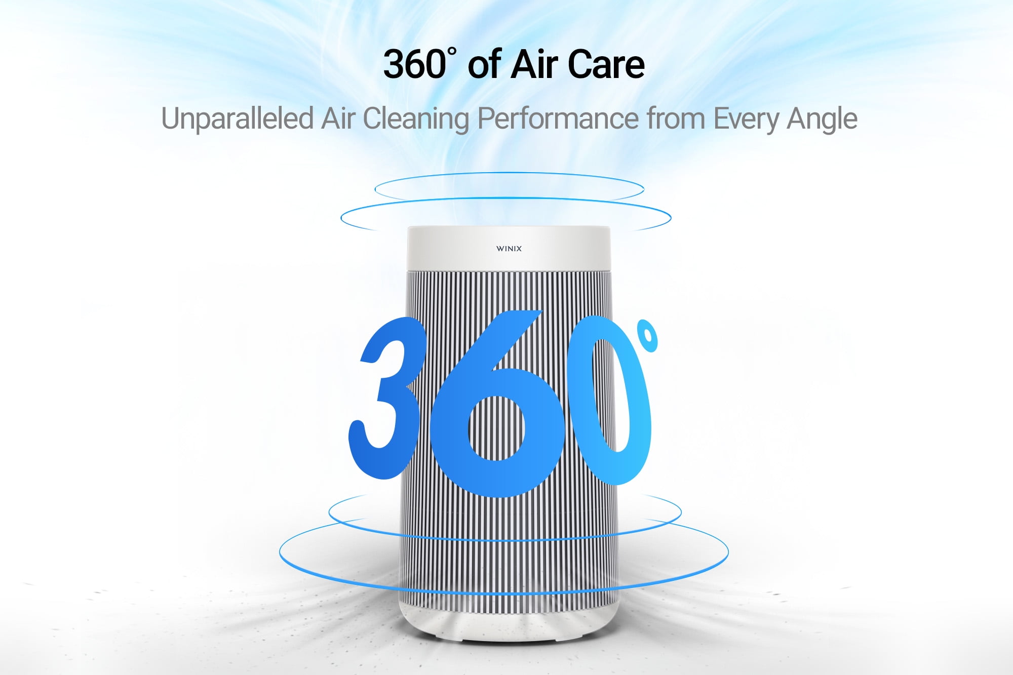 Winix T810 Smart Air Purifier with True HEPA Filter for Extra Large Rooms (White, 2006 sq ft) jo3se