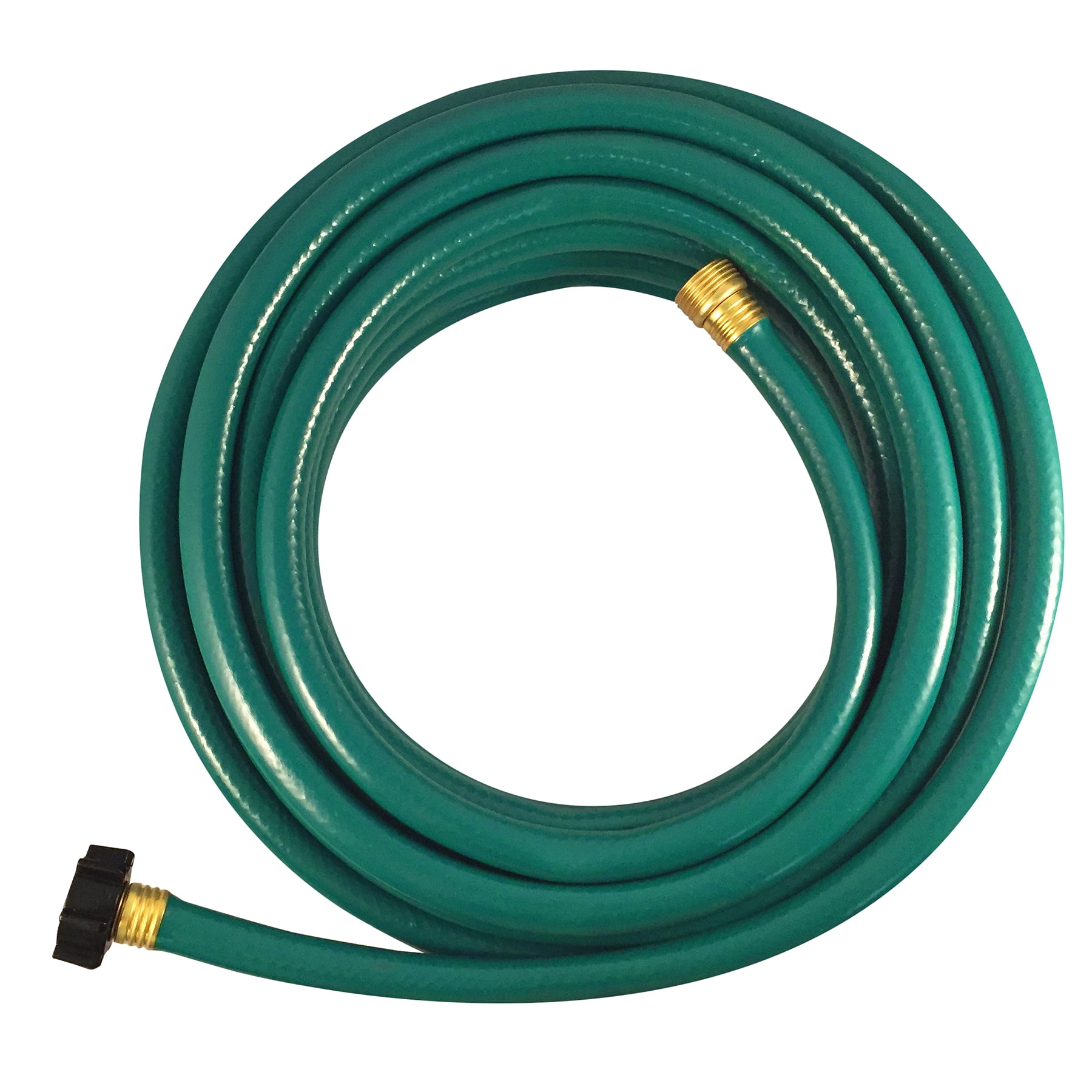 Flexon Light Duty Garden Hose, Kink-Resistant Vinyl Water Hose for Lawn and Outdoor Use (Green, 0.5 in x 100 ft) lkccp