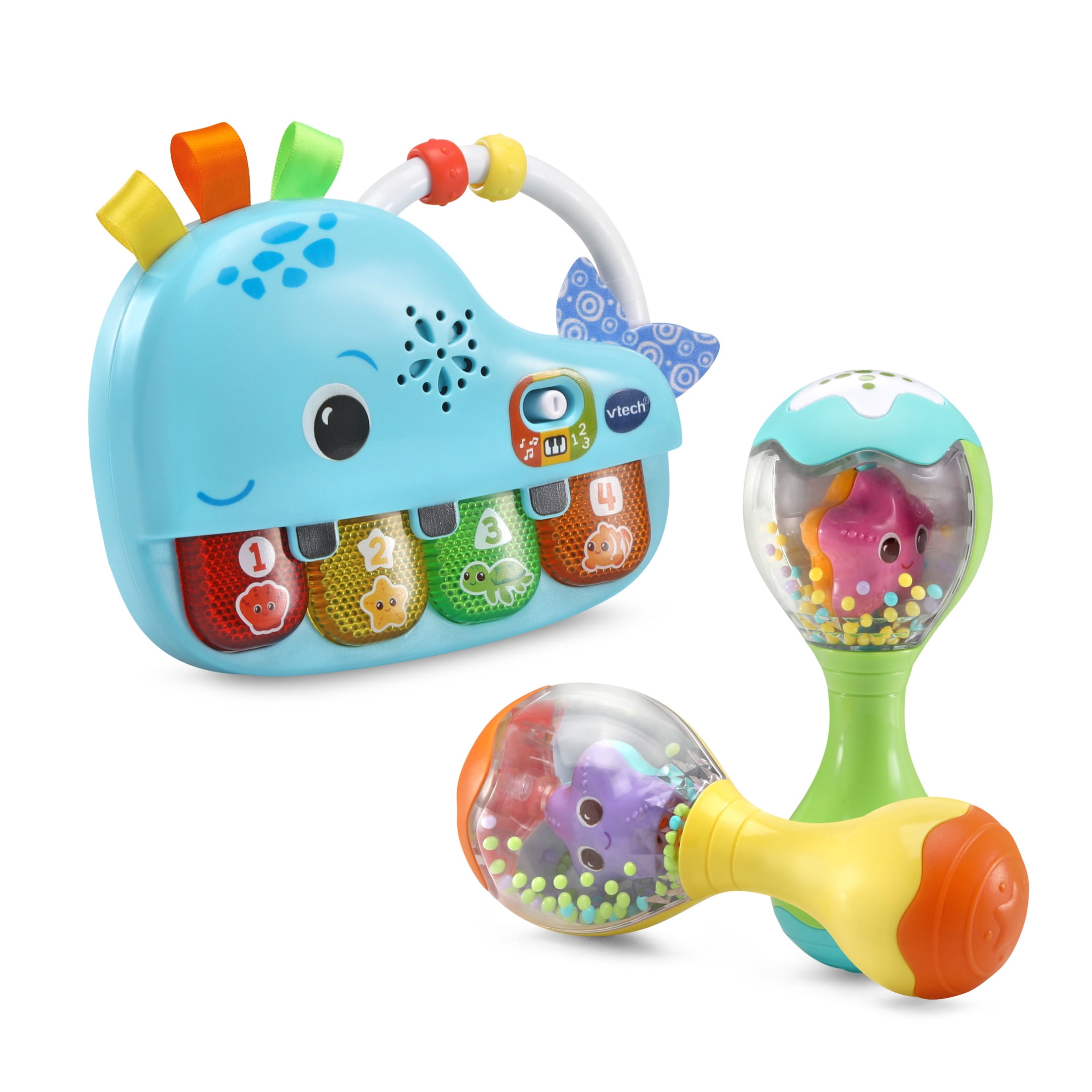 VTech Shake The Sea Ocean Melodies Musical Toy (Multicolor, 1 Pack) y2u1v
