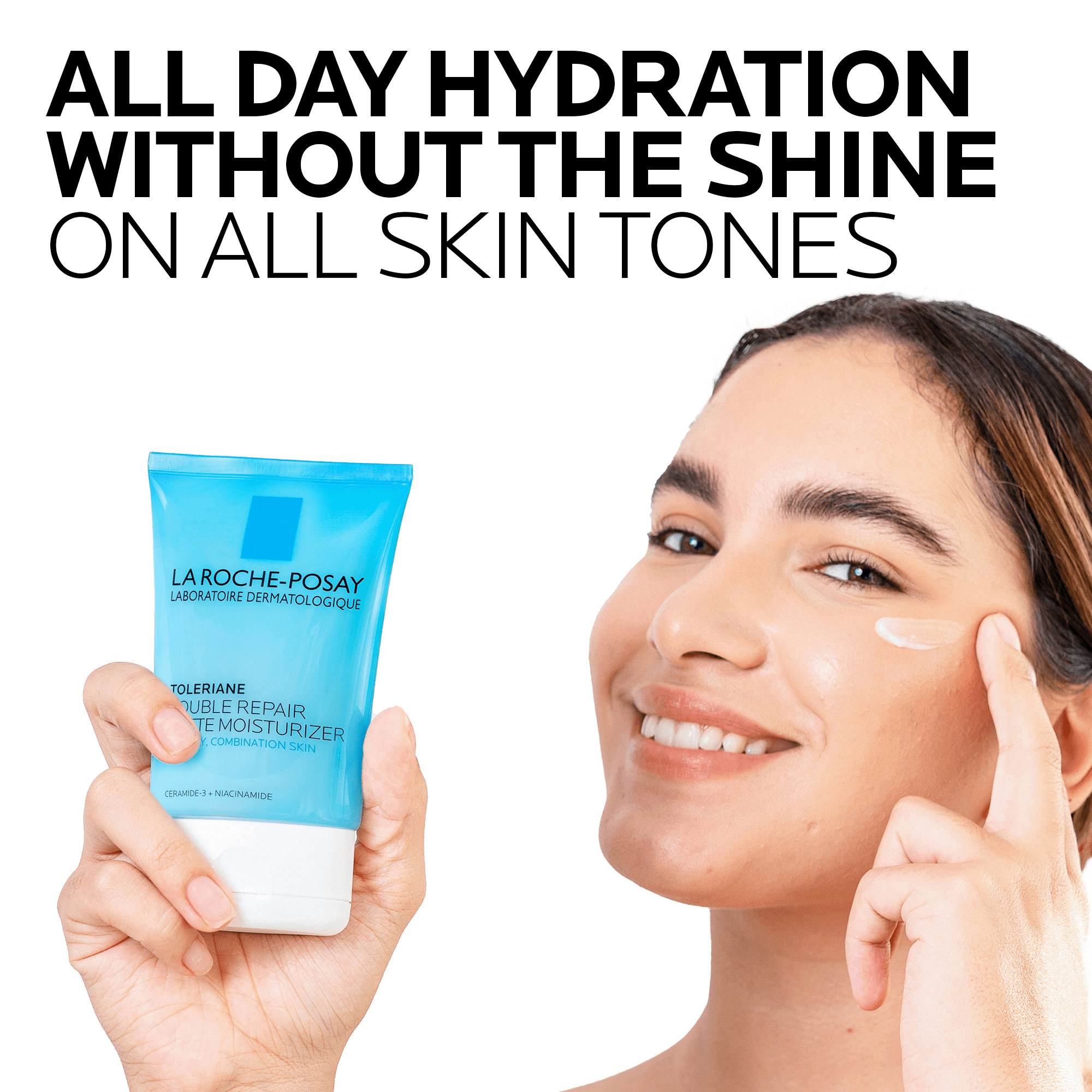 La Roche-Posay Toleriane Double Repair Oil-Free Matte Face Moisturizer for Oily Skin (2.5 fl oz) t897j