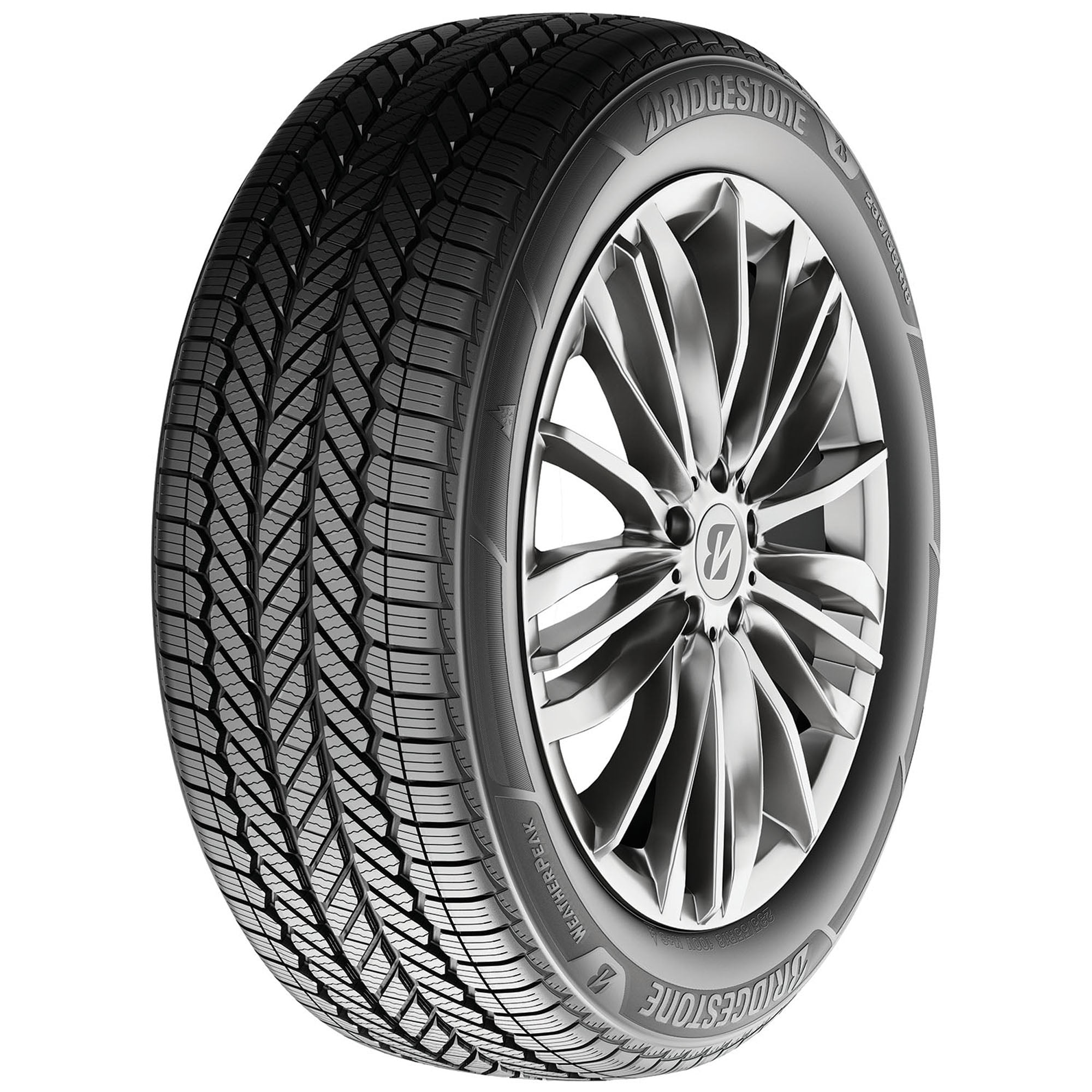 Bridgestone Weatherpeak All Weather Passenger Tire (235/55R18) hneqf