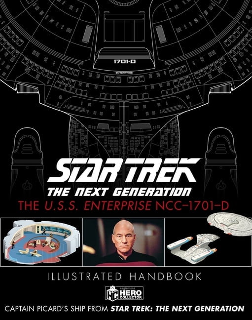 Ben Robinson Star Trek The Next Generation U.S.S. Enterprise NCC-1701-D Illustrated Handbook (Hardcover, 184 Pages) m2bg7