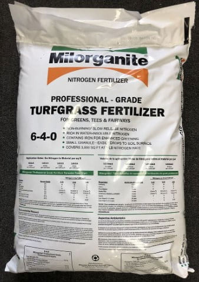 Milorganite Slow Release 6-4-0 Organic All-Purpose Fertilizer (50 lb) bpjr4