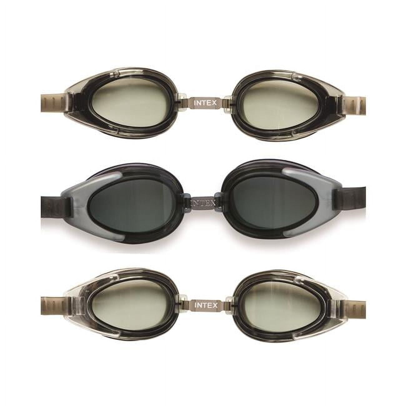 Intex Water Pro Swim Goggles with UV Protection Tinted Lens (One Size) vrvjz