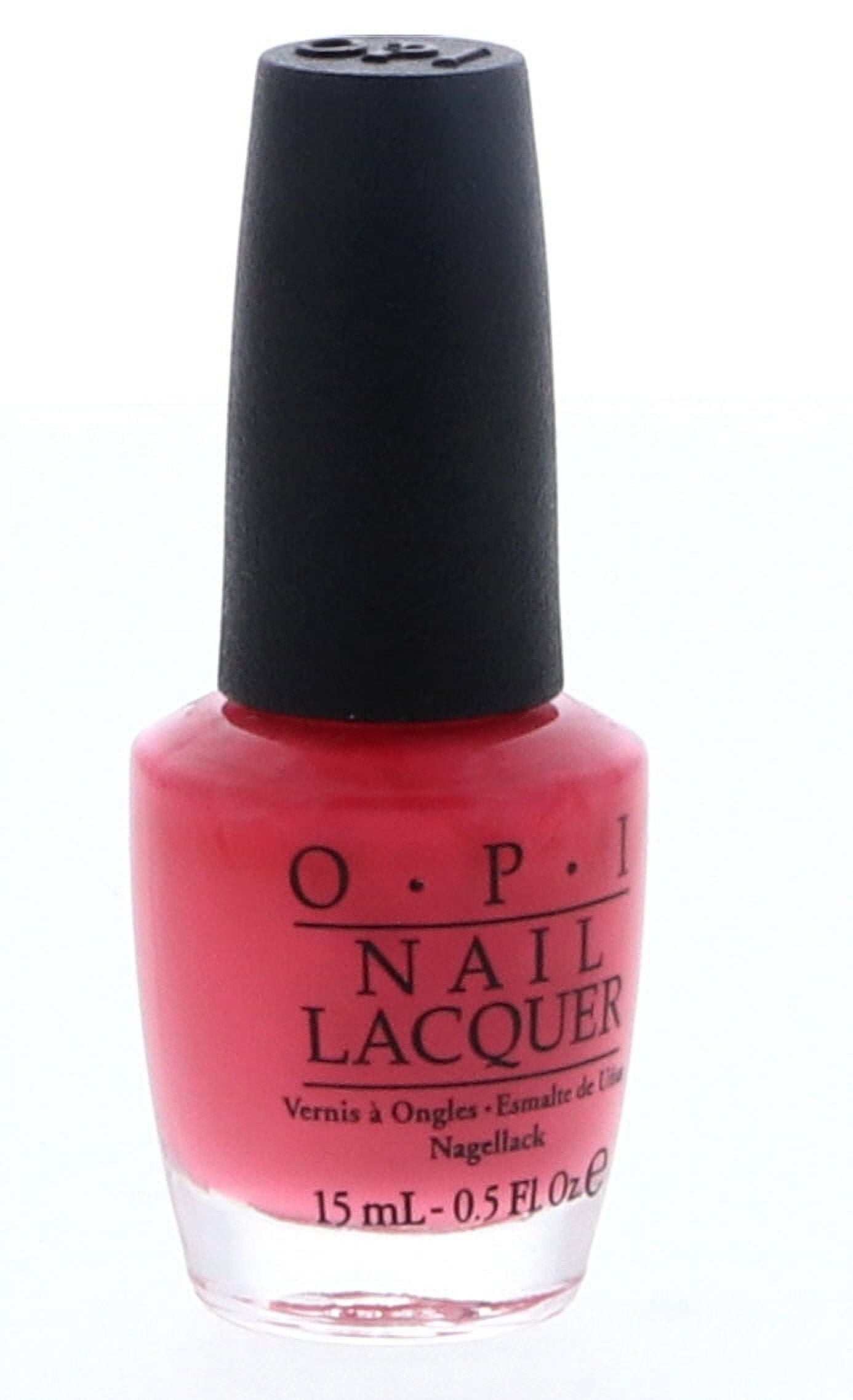 OPI Nail Lacquer, Classics Collection, Long-lasting Chip-resistant Professional Polish (Strawberry Margarita, 0.5 fl oz) 4xzas