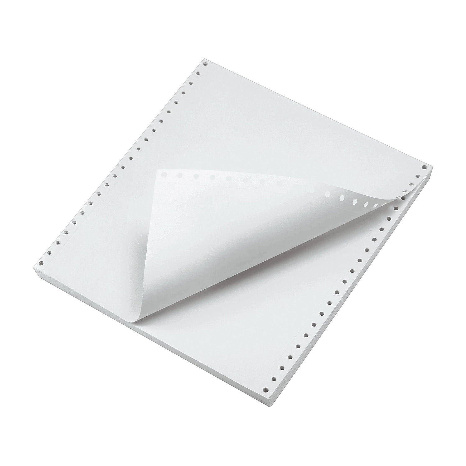 Staples Continuous Computer Paper Bond Paper for Dot Matrix Printers (White, 2500 Sheets, 9.5 in x 11 in) gh41f
