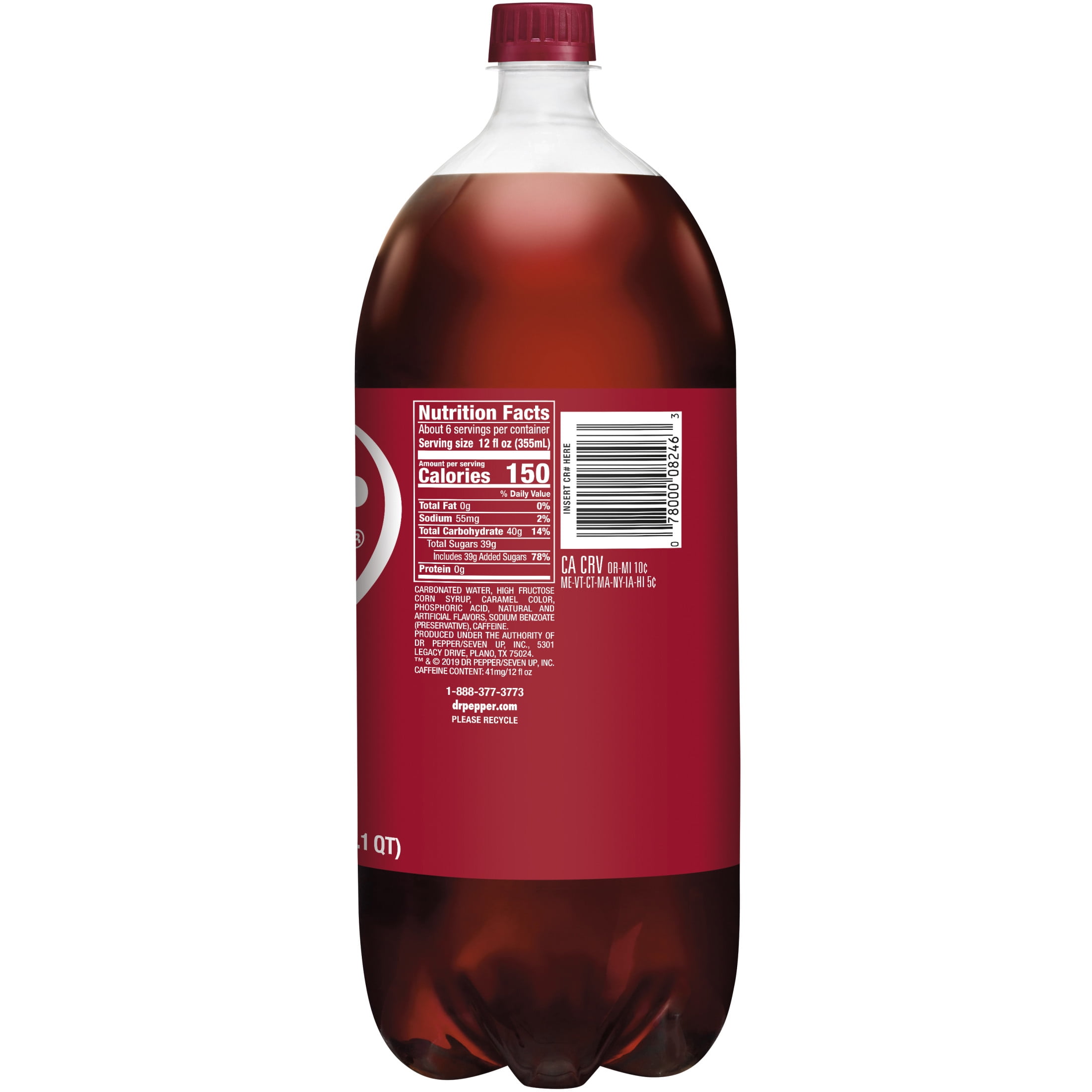 Dr. Pepper Original Soda Pop (67.6 fl oz) 7fvcc