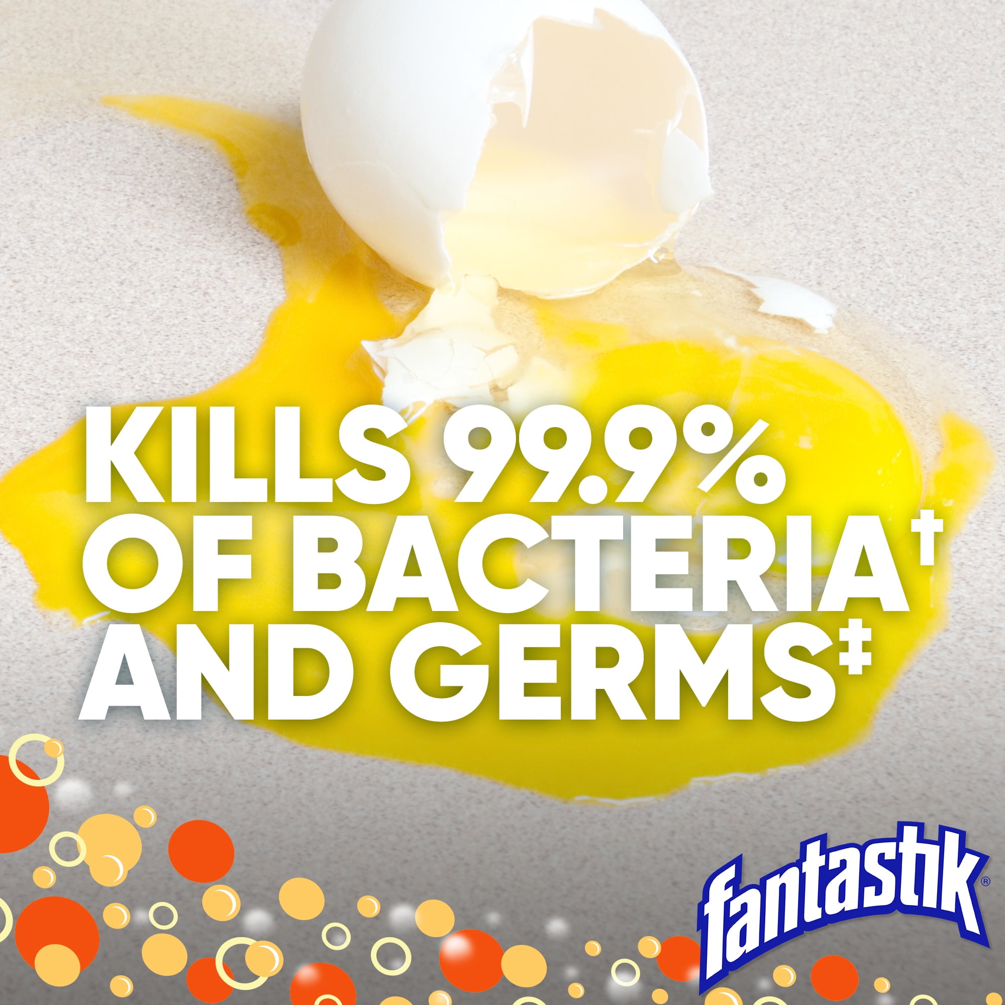 Fantastik All-Purpose Disinfectant Cleaner for Kitchen and Appliances (Fresh Scent, 32 oz) 71npa