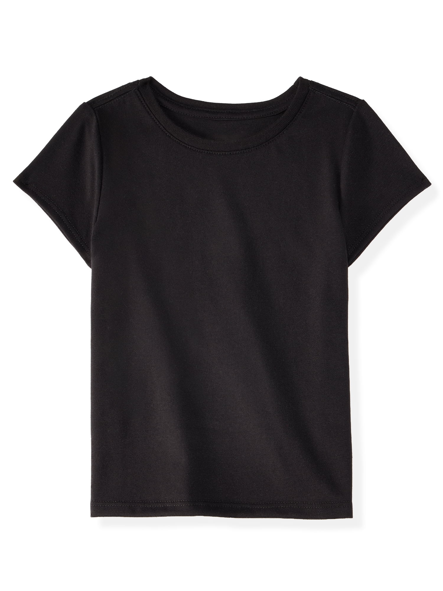 Garanimals Newborn, Baby & Toddler Girl Cotton Short-Sleeve Solid T-Shirts (Grey, 3-Pack) u2hsp