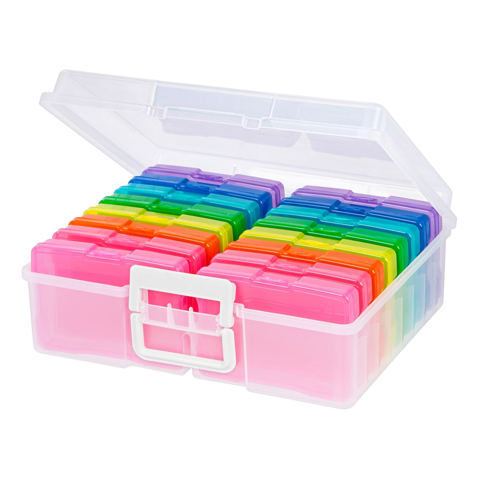 Simply Tidy Photo & Craft Keeper Storage Organizer (Multicolor, 16-Case Set) 69wev