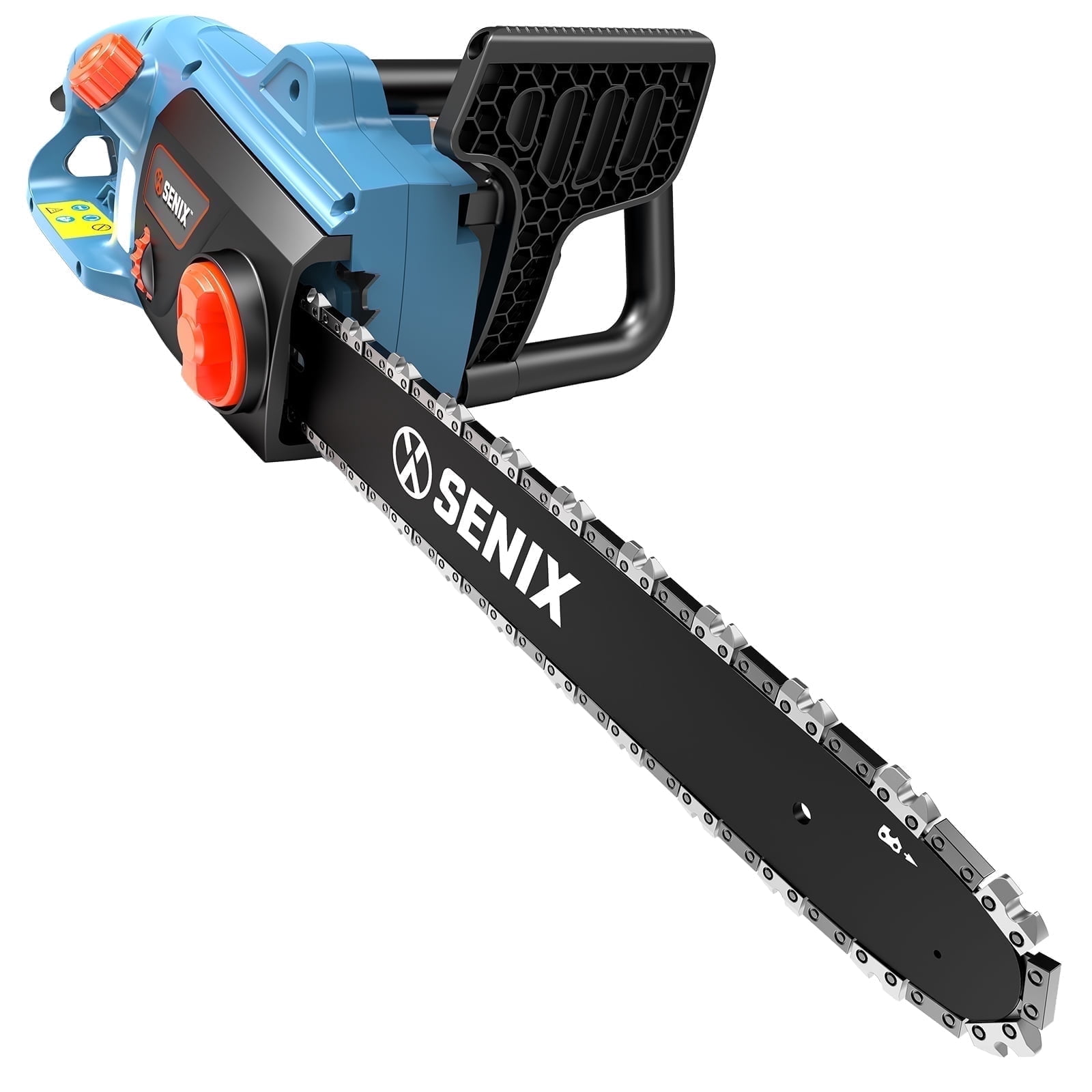 Senix 15 Amp Electric Corded Chainsaw with 18 in Oregon Bar and Chain (18 in) ocd0e