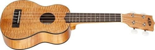 Kala Satin Exotic Mahogany Soprano Ukulele (Natural, 13.625 in Scale) aaohs