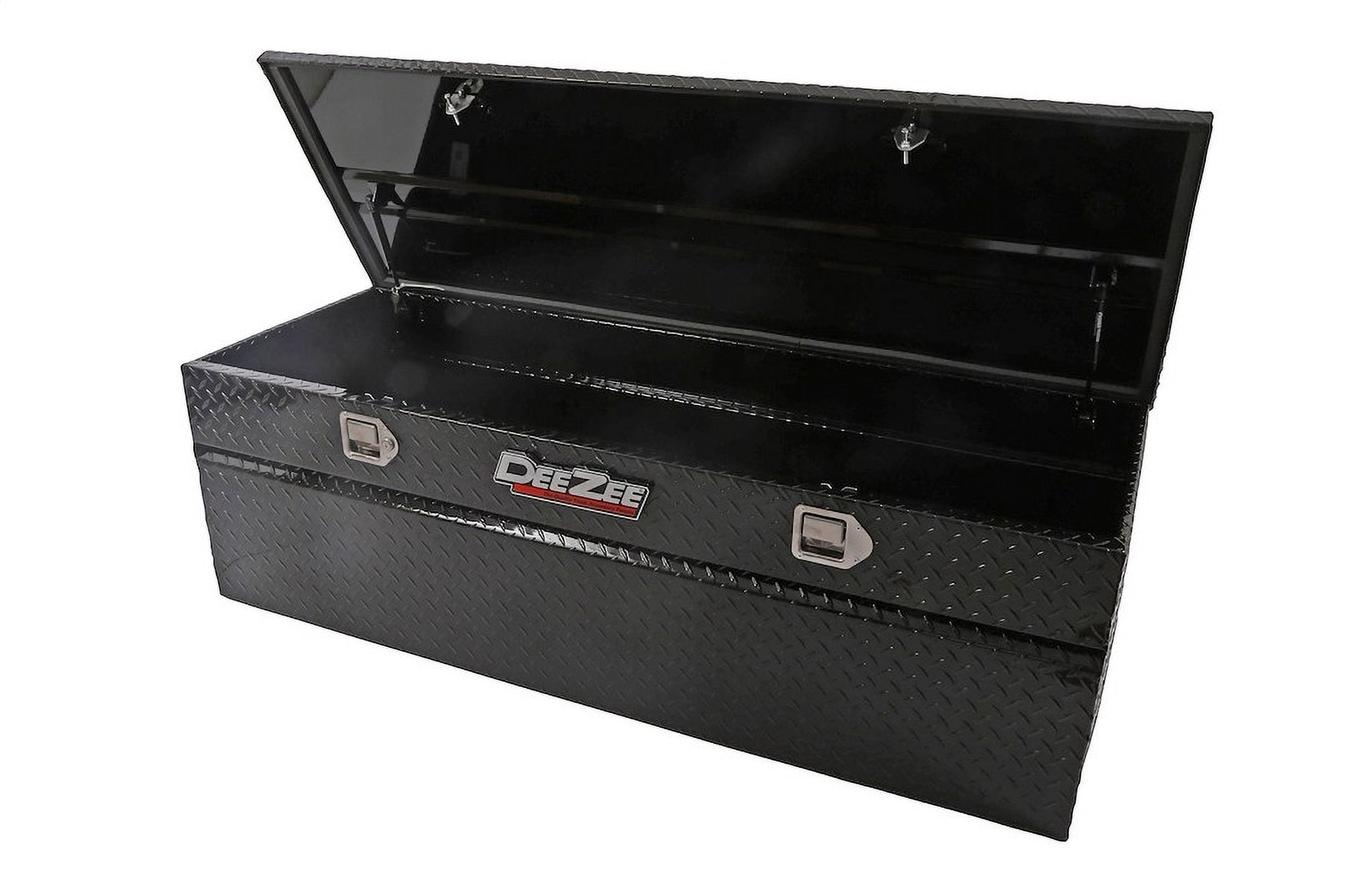 Dee Zee Red Label Utility Chest Heavy-Duty Aluminum Storage Box (Black, 14.9 cu. ft.) 3spgx