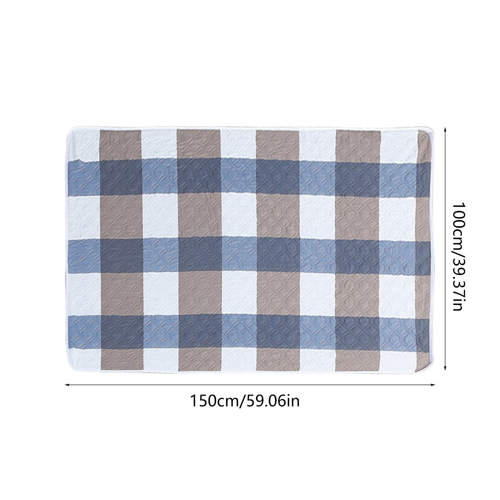 Wzzjkit Washable Incontinence Bed Pad, Heavy Absorbency Waterproof Protective Mat for Adults and Pets (59 in x 39 in) egs5t
