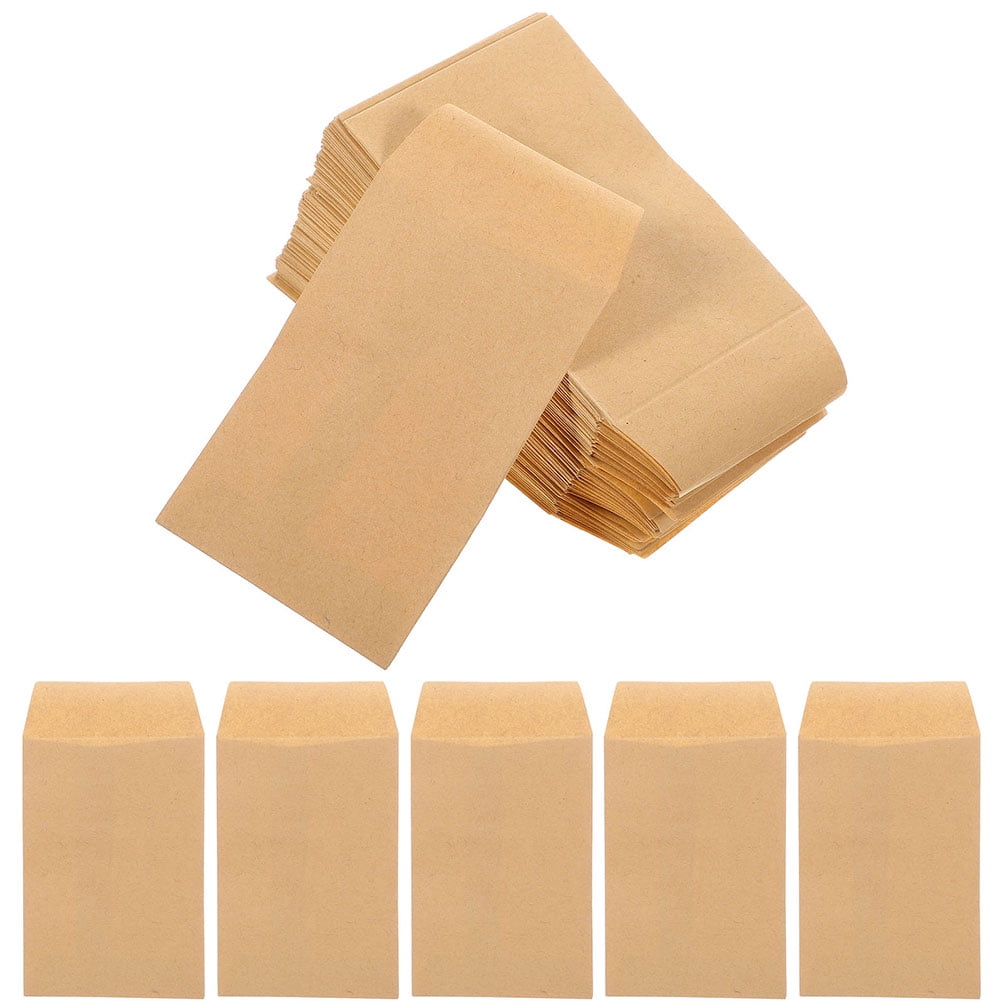 Raindrops Kraft Paper Envelopes for Seed Storage and Organizing (120 Pack) j7ot4