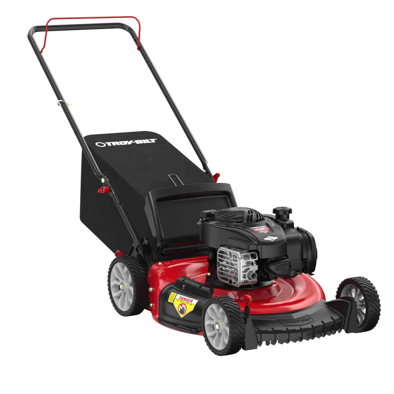Troy-Bilt 21-in 140cc Gas Walk-Behind Push Mower (Black, 21-in) e46bh