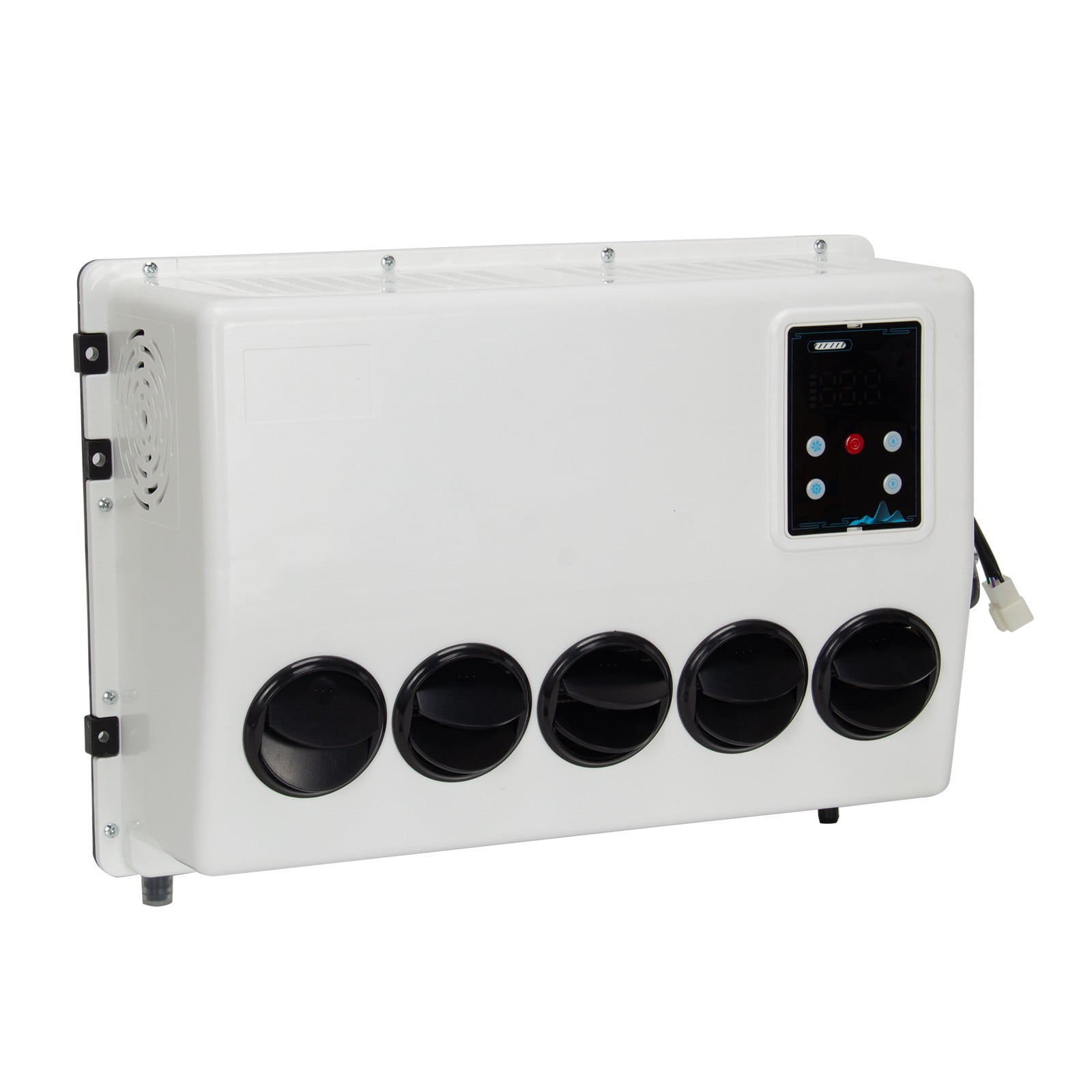 Onesaimei 12V Split Air Conditioner Kit for RV Truck and Cab (White, 12000 BTU) r7bxu