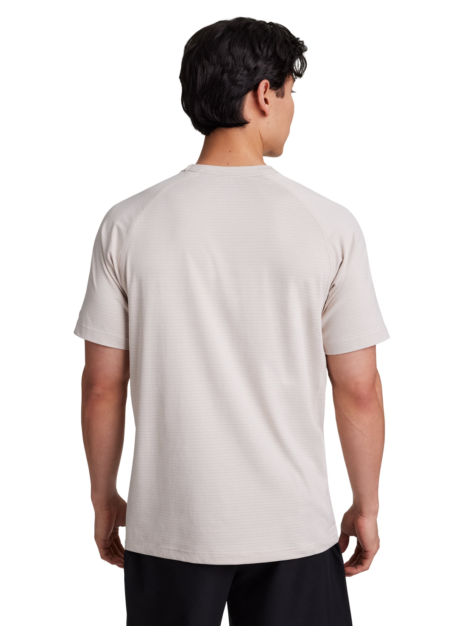 Reebok Men's Motive Performance Top Moisture-Wicking Athletic Shirt (Grey, Small) 9mdru