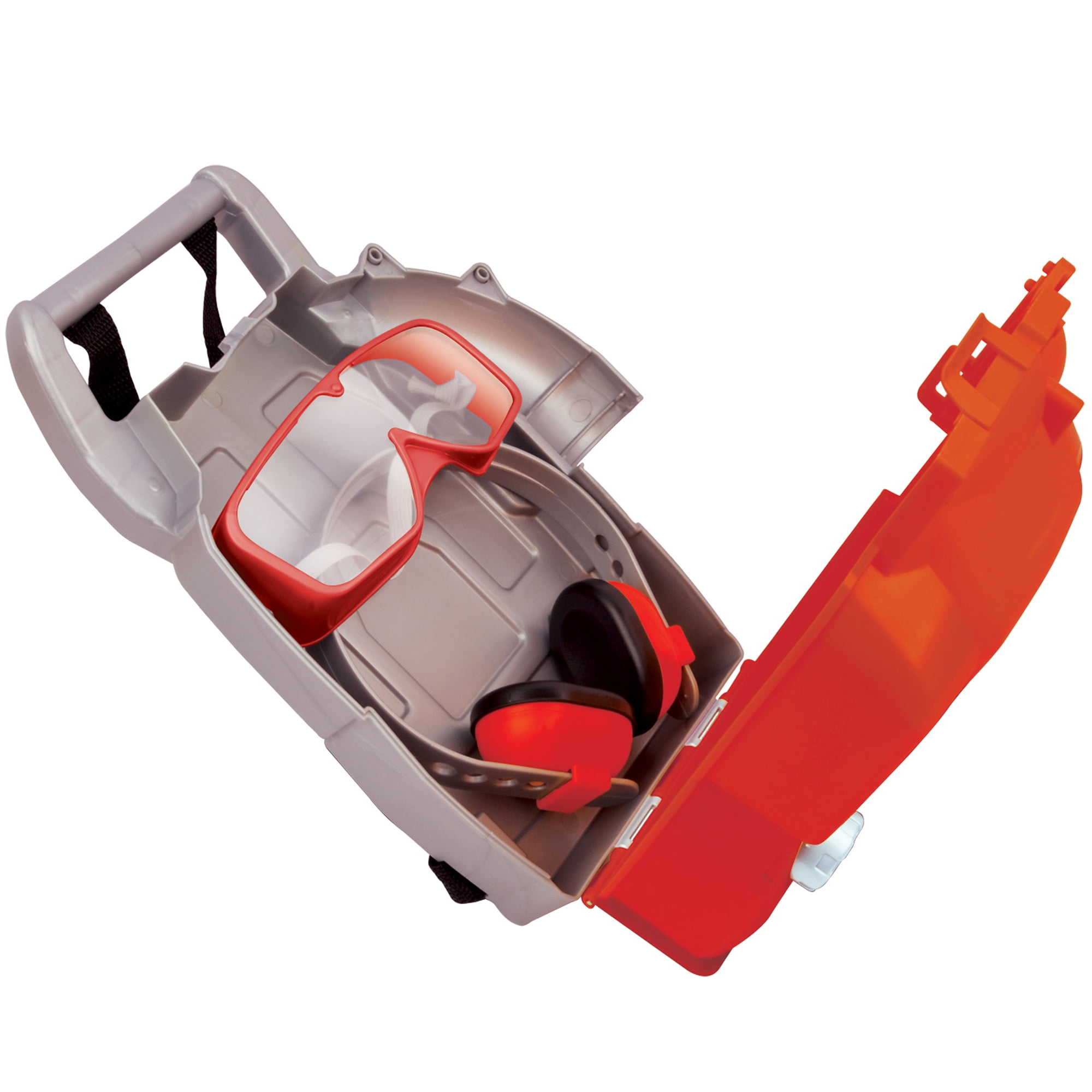 Red Box Power Backpack Leaf Blower Toy with Realistic Sound and Protective Gear (1 Set) nztz0