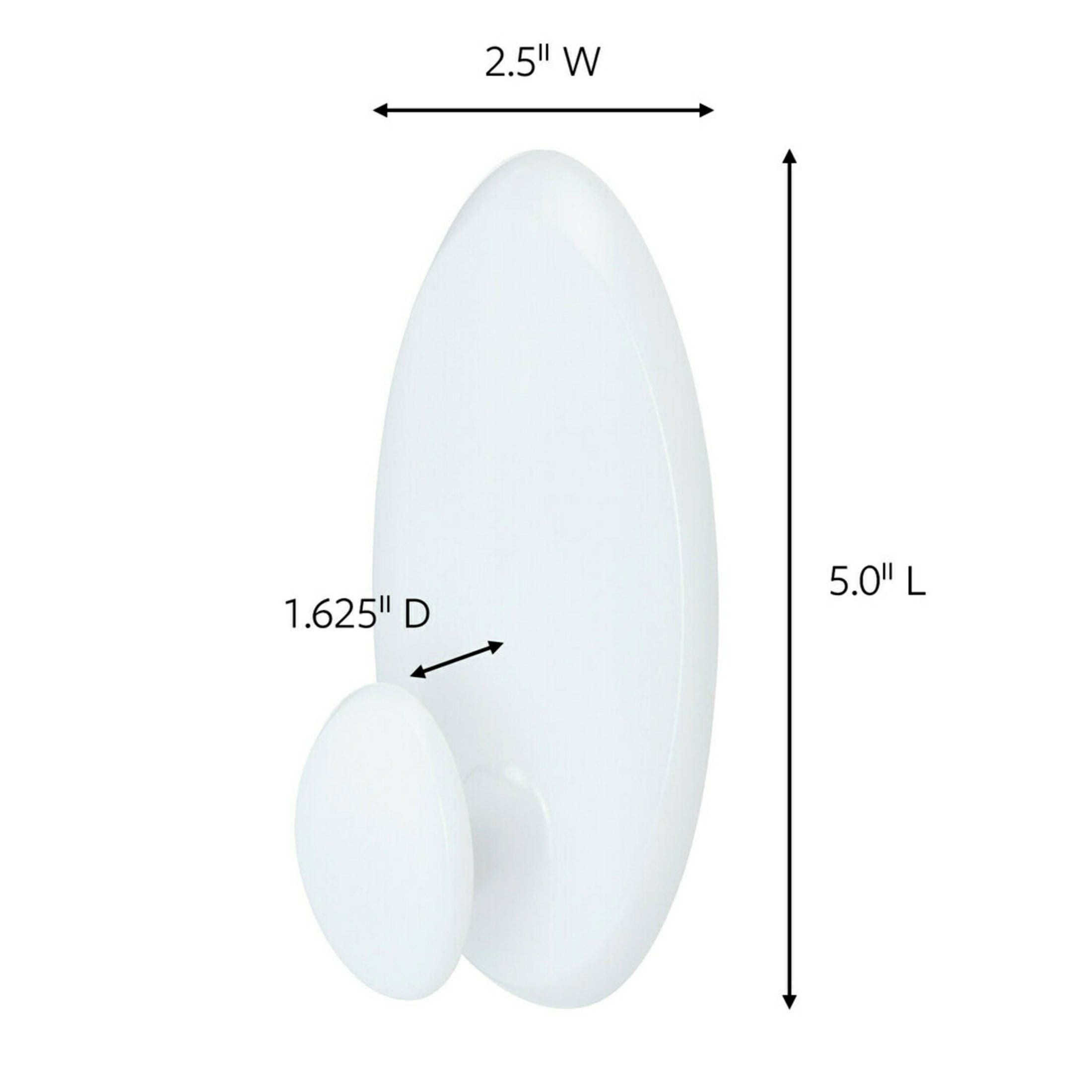 Command Large Caddy Hanger, Water-Resistant Bathroom Organizer Hook (White, 1 Pack) ttu0j