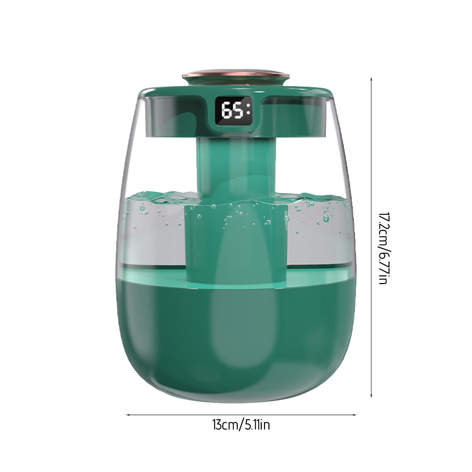 XEOVHV Ultrasonic Cool Mist Humidifier for Bedroom and Nursery, Top Fill Air Purifying Design (Green, 67.6 fl oz) z32j9